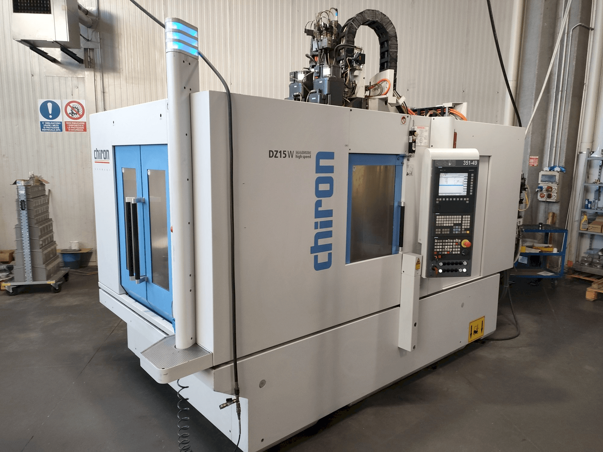 CHIRON DZ15W MAGNUM HS-maskinen framifrån