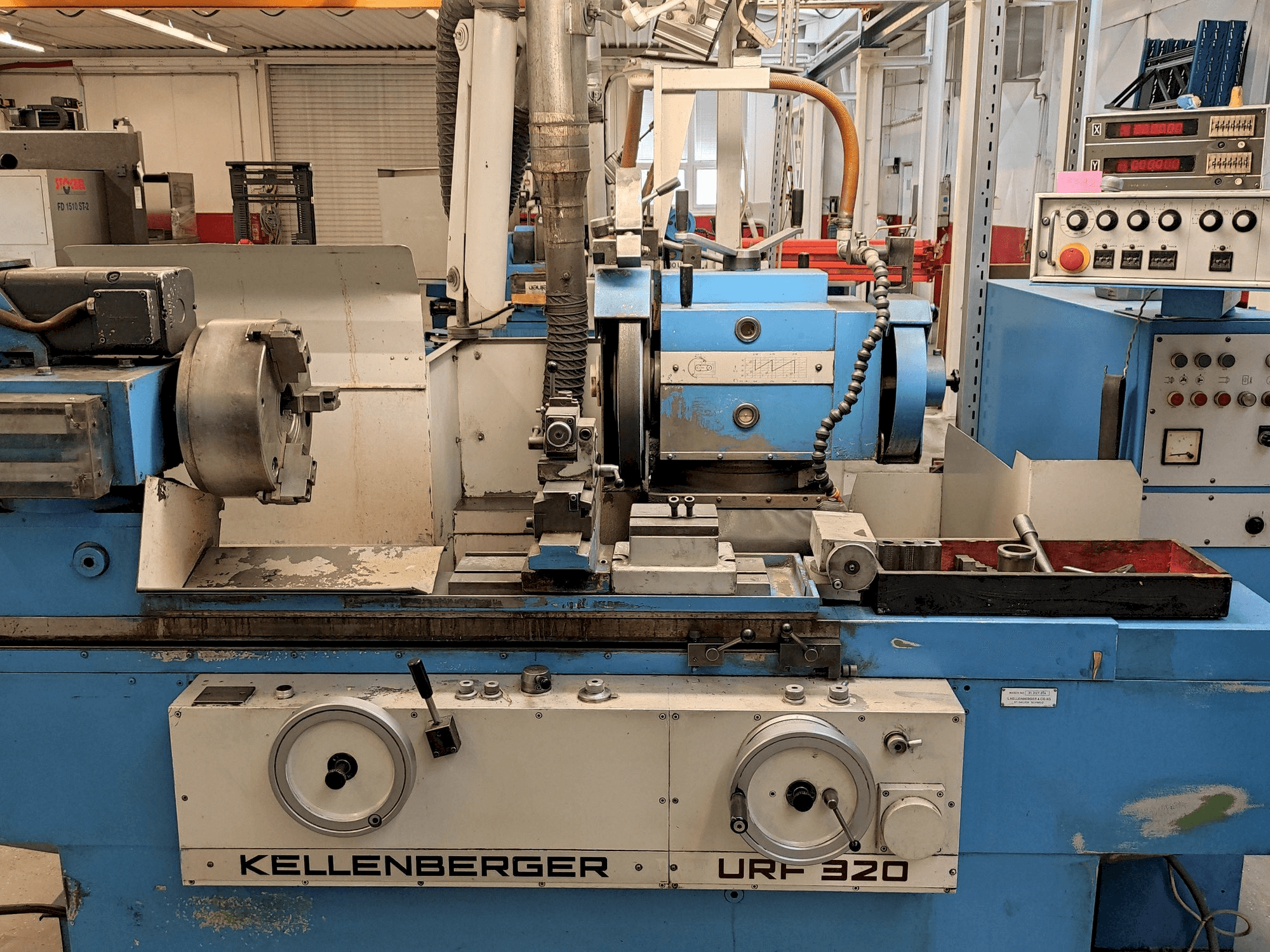 KELLENBERGER URF 320-maskinen framifrån