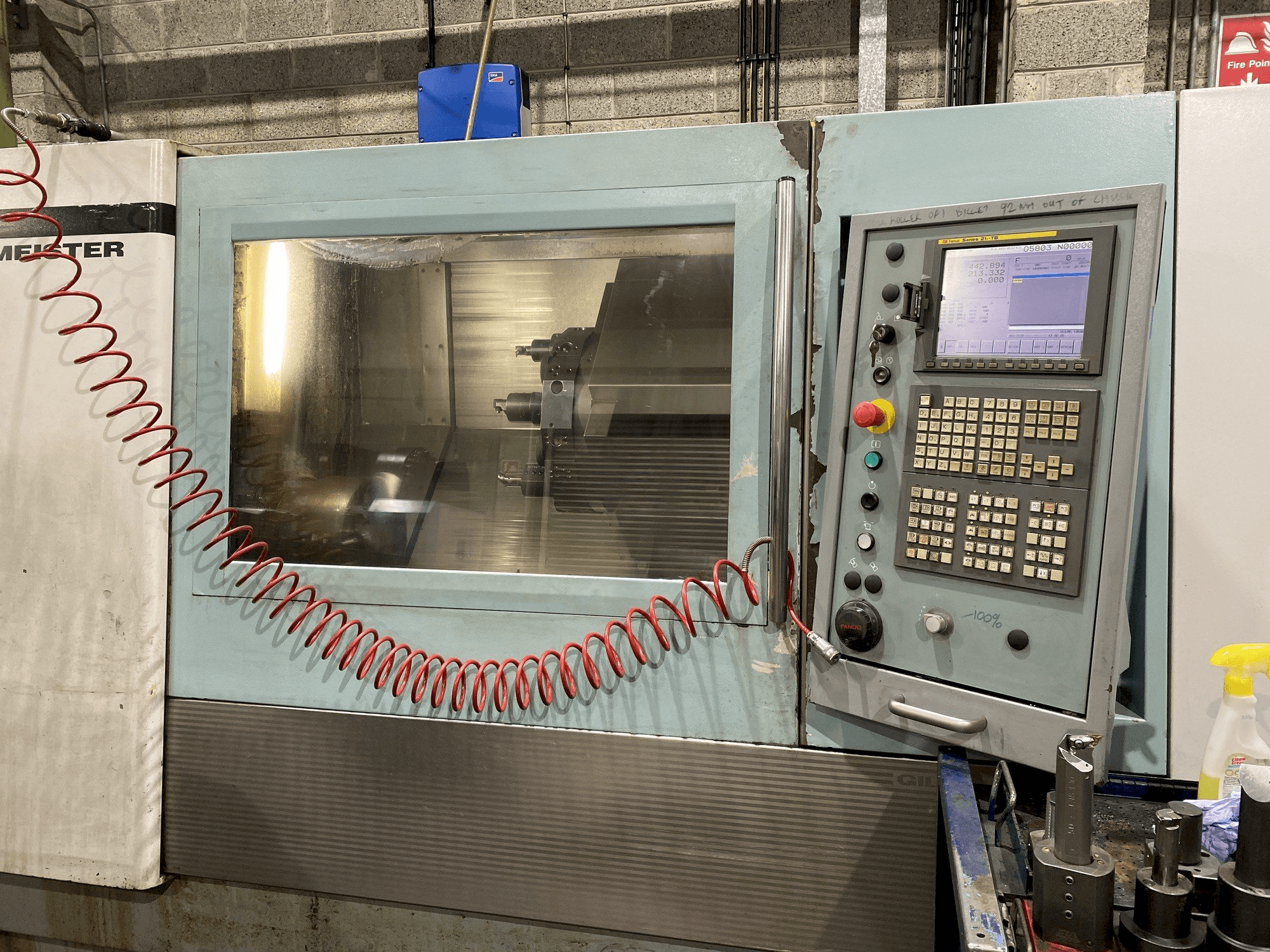 Gildemeister CTX 510-maskinen framifrån