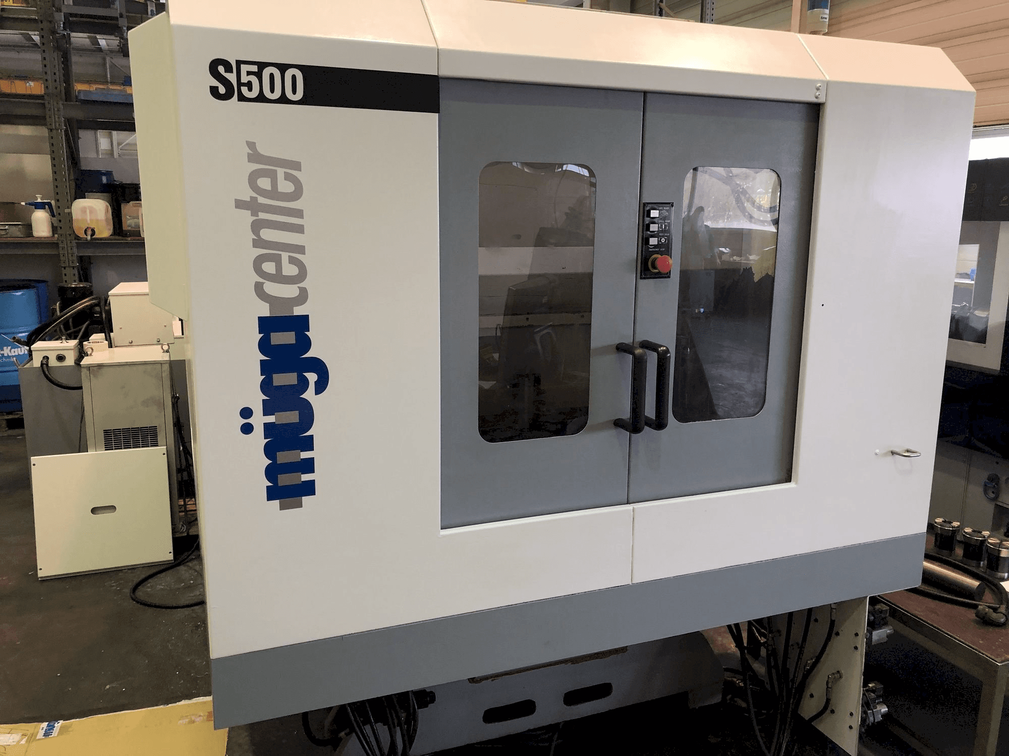 Muga S500-maskinen framifrån