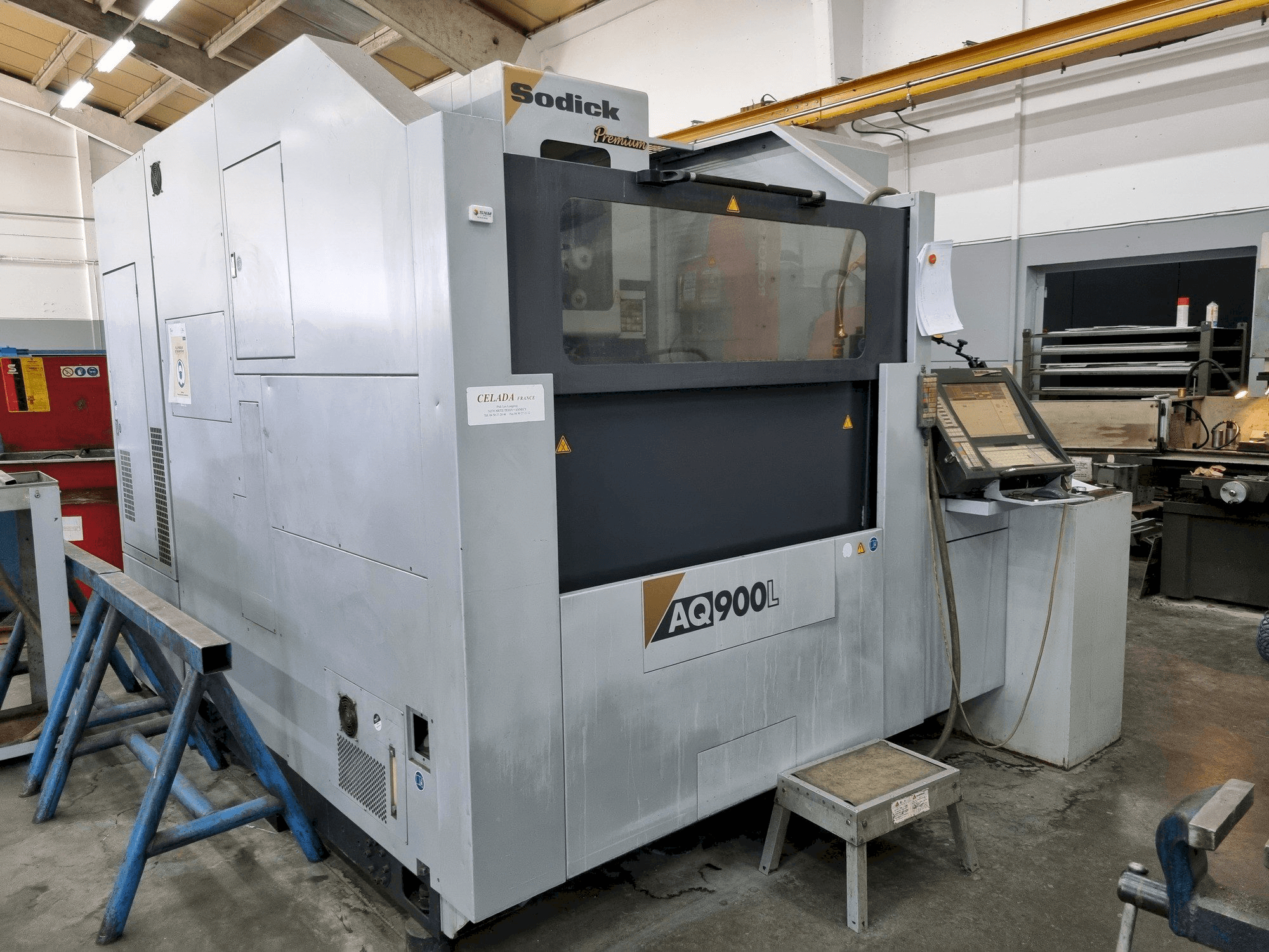 Sodick AQ900L-maskinen framifrån