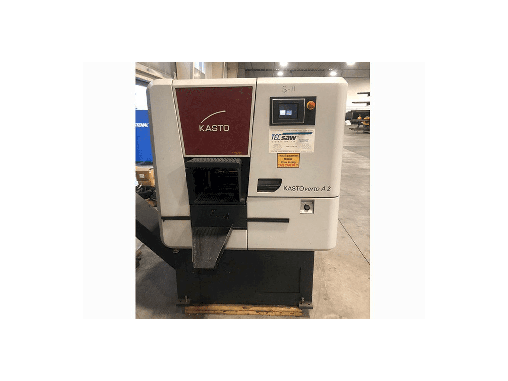 KASTO verto A2-maskinen framifrån