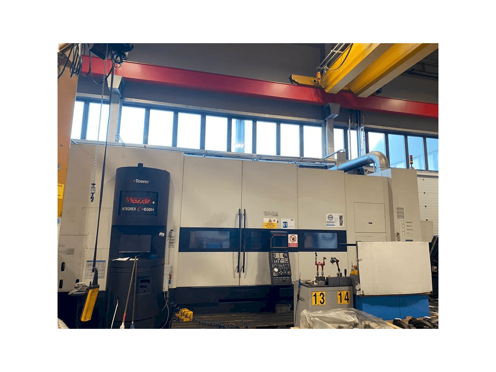 Mazak Integrex E650H x 3000mm-maskinen framifrån