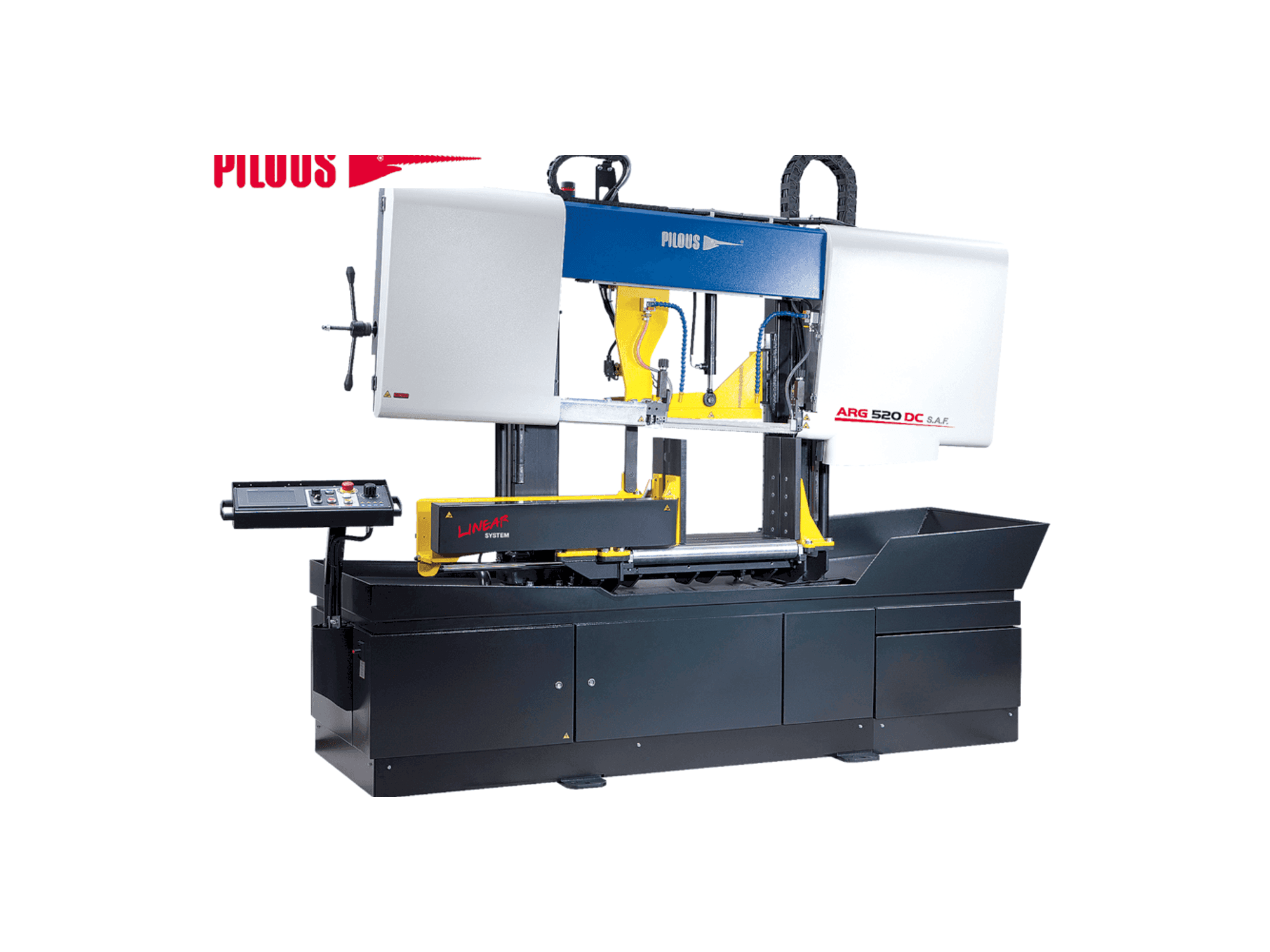 Pilous ARG 520 DC-maskinen framifrån