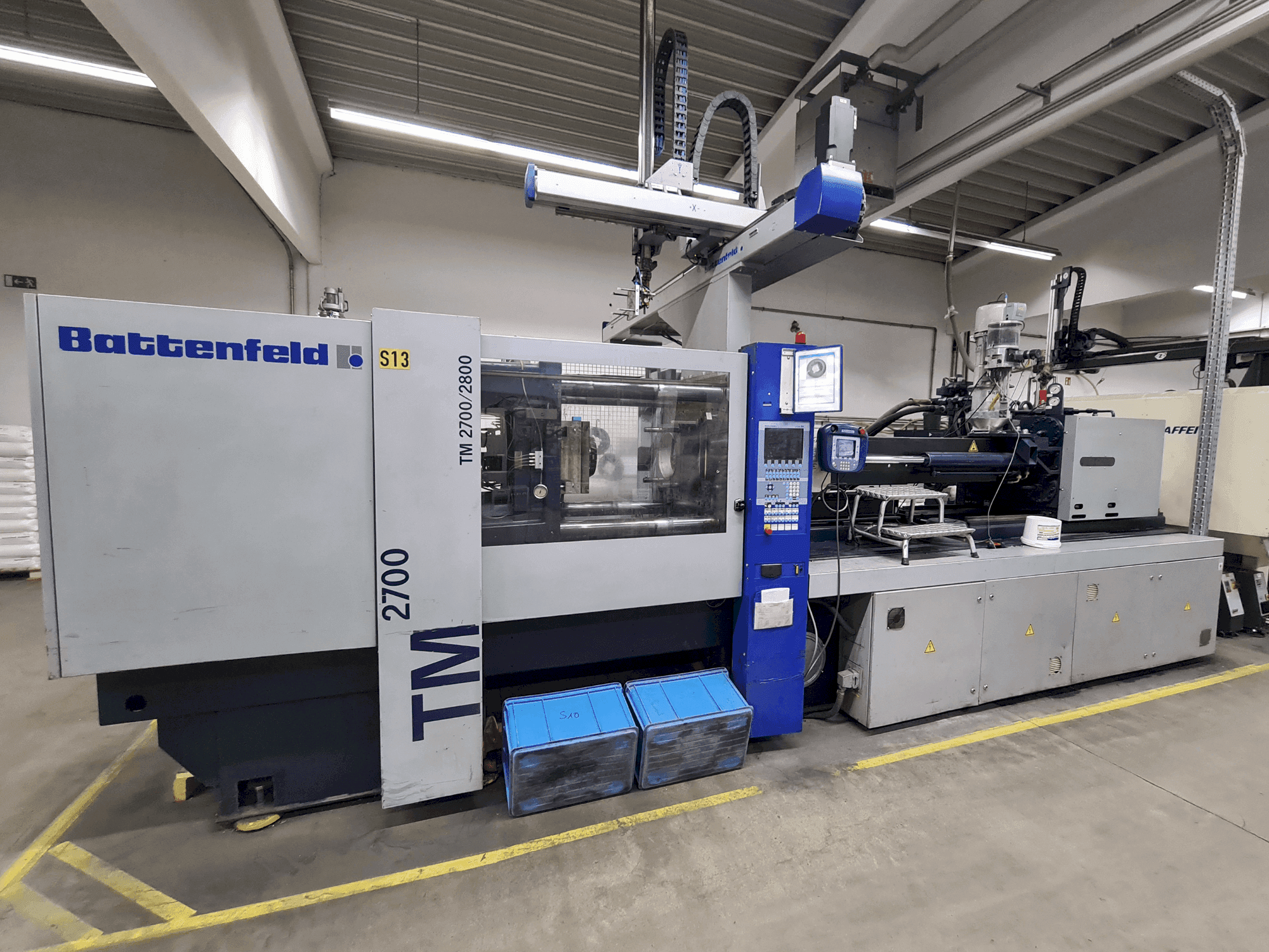 Battenfeld TM 2700/2800-maskinen framifrån