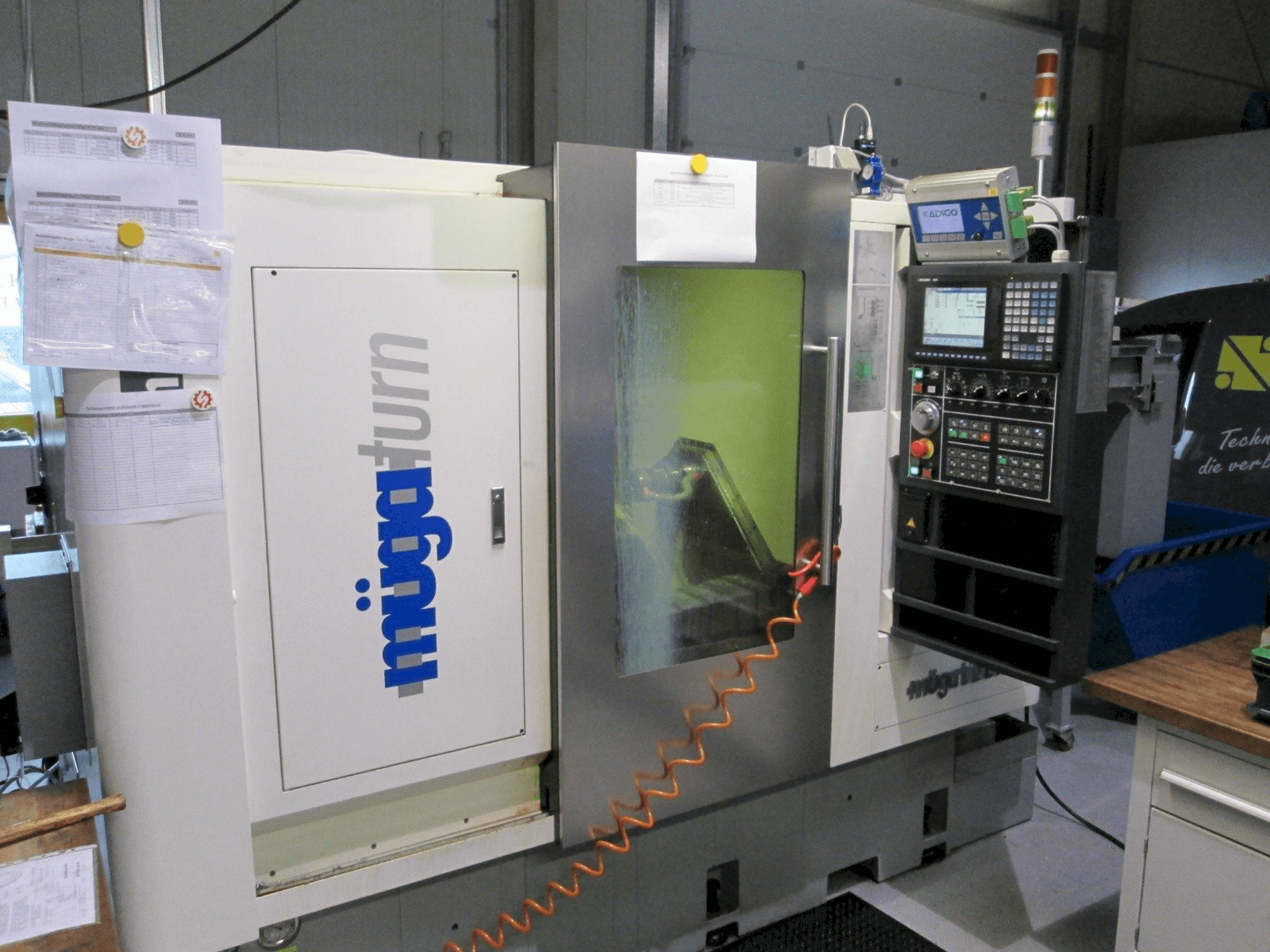 Muga iTwin-maskinen framifrån