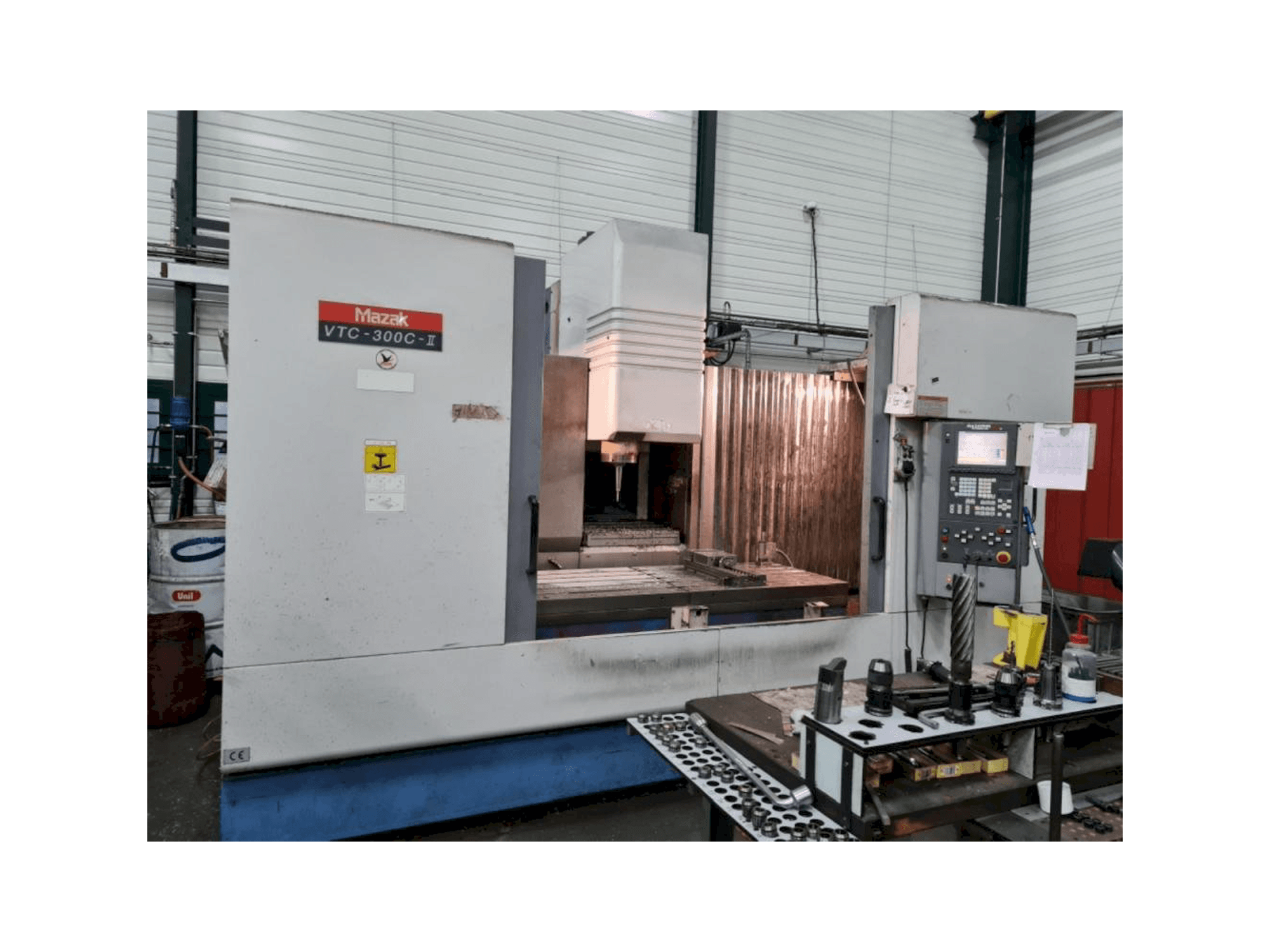 Mazak VTC 300C-maskinen framifrån