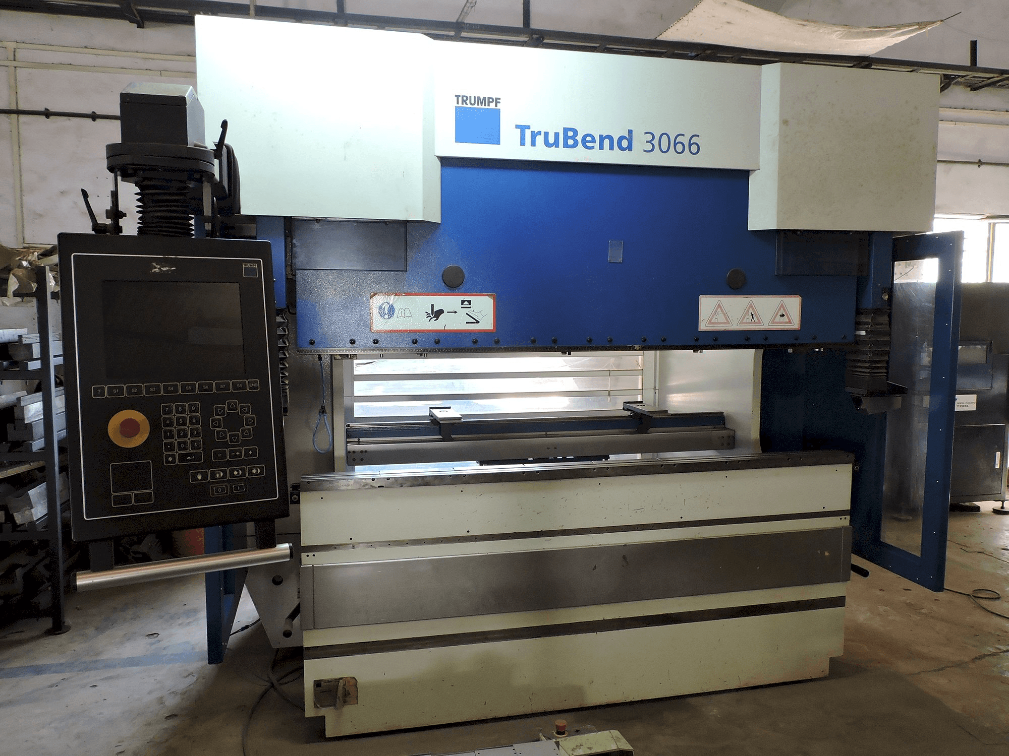 Trumpf TruBend 3066-maskinen framifrån