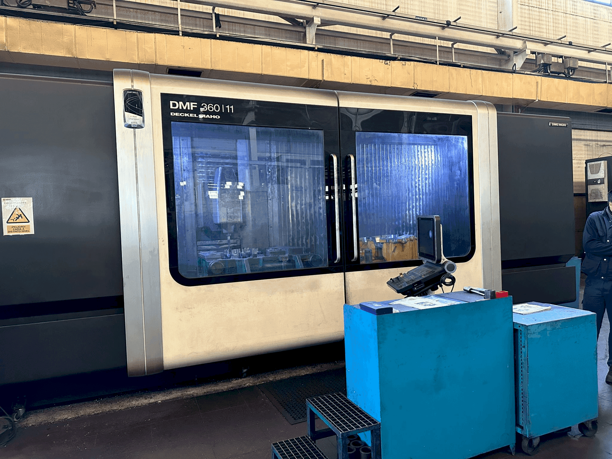 DMG MORI DMF 360-11-maskinen framifrån