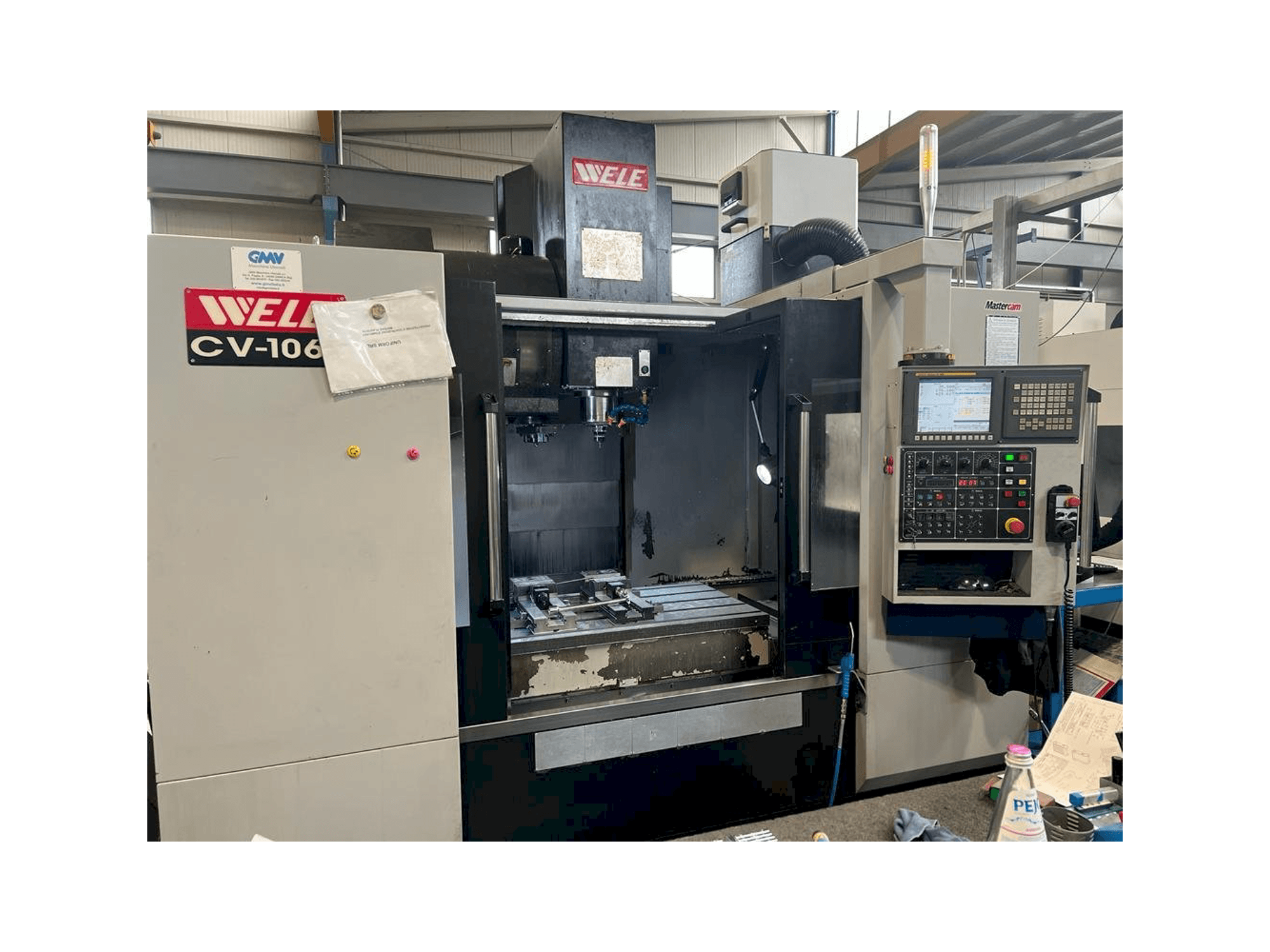 Wele CV 1060-maskinen framifrån