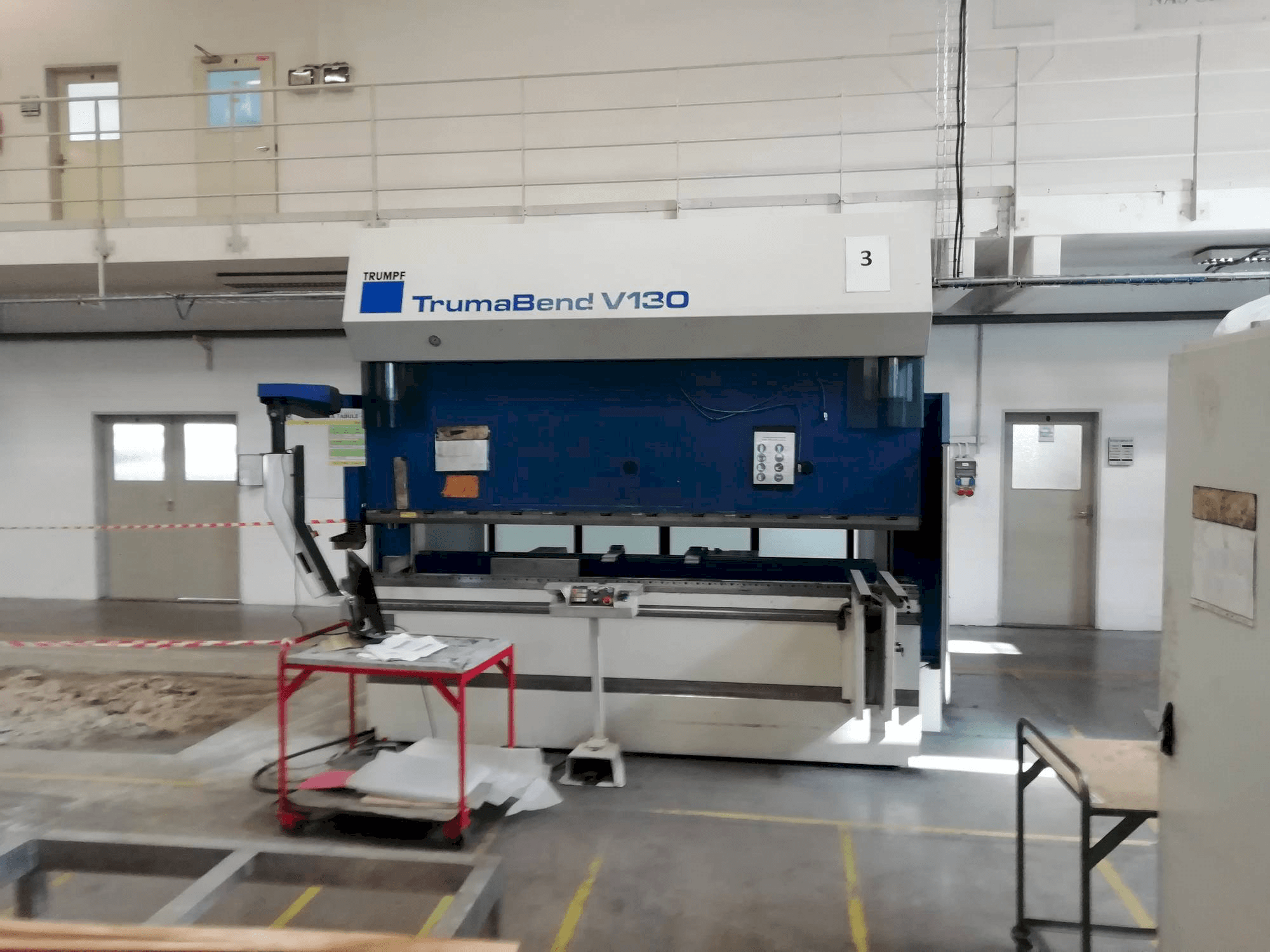 Trumpf TrumaBend V130-maskinen framifrån