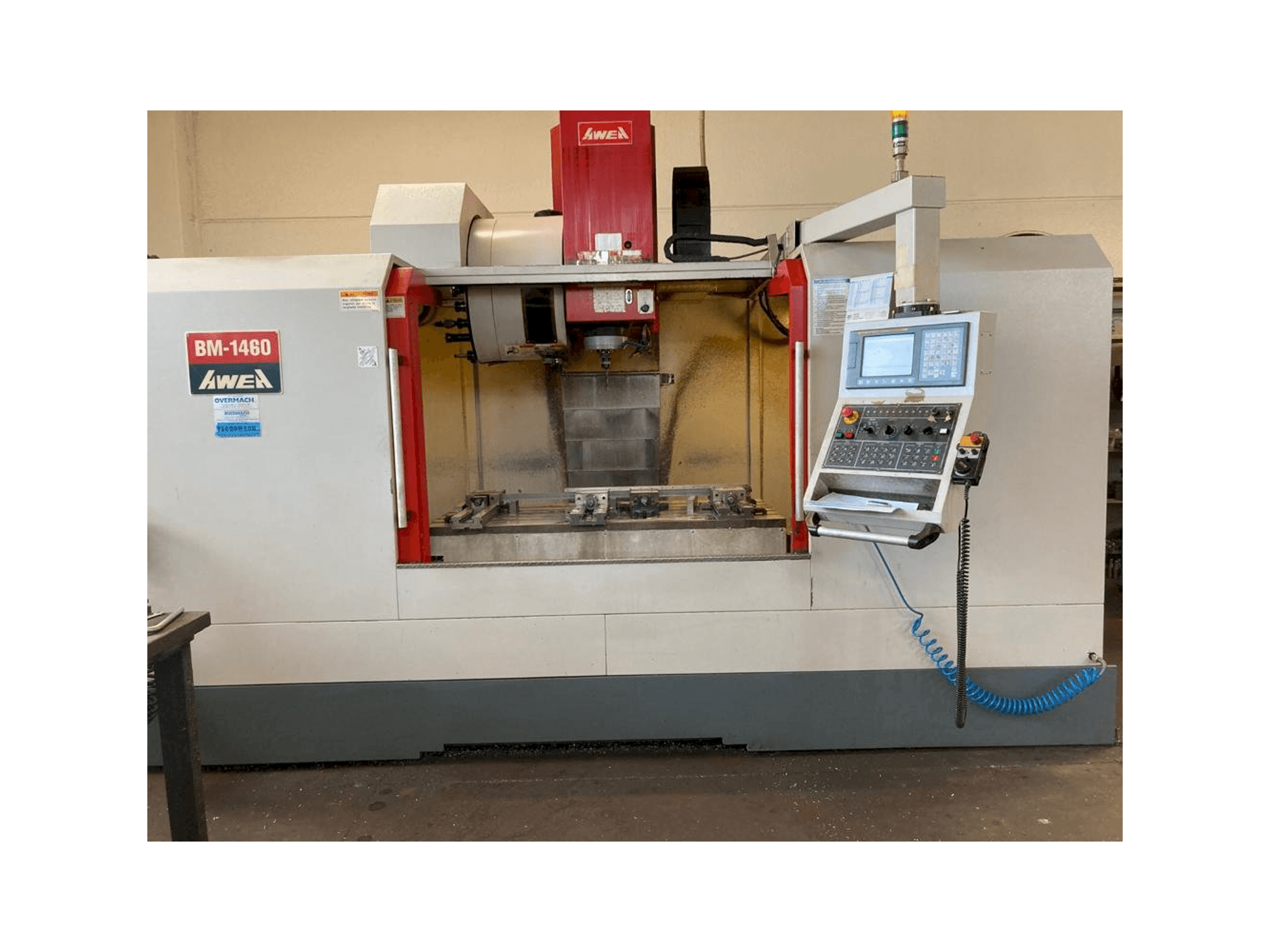 AWEA BM1400-maskinen framifrån
