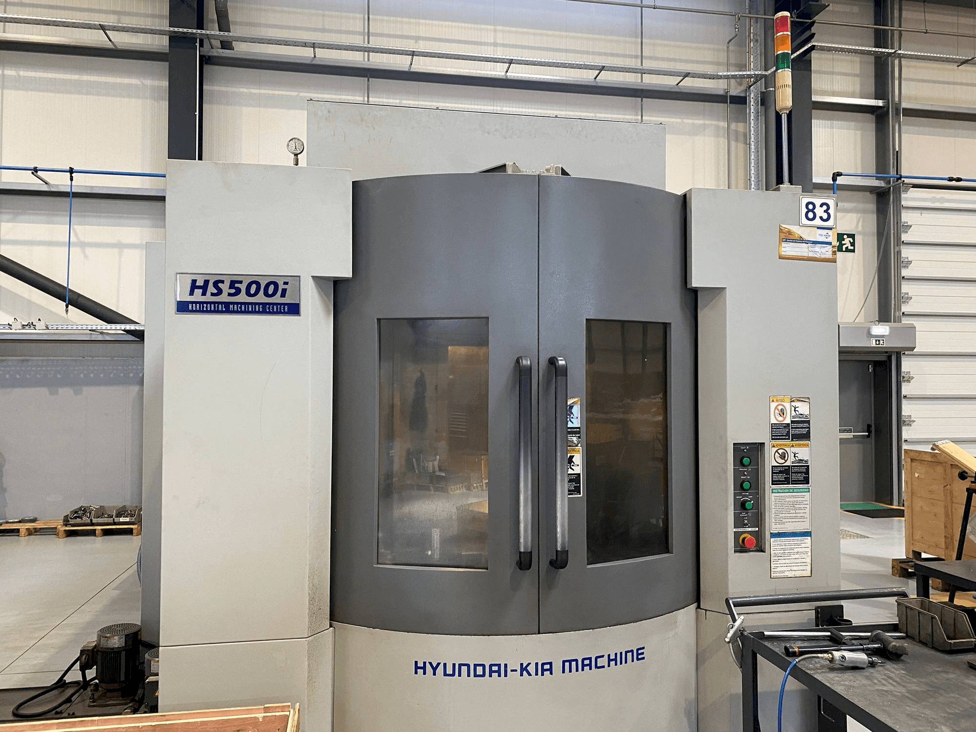 Hyundai Kia HS500i-maskinen framifrån