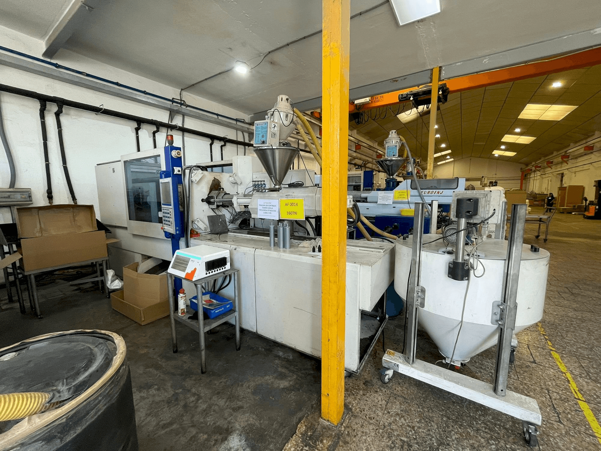 Battenfeld HM 160/525 E-maskinen framifrån