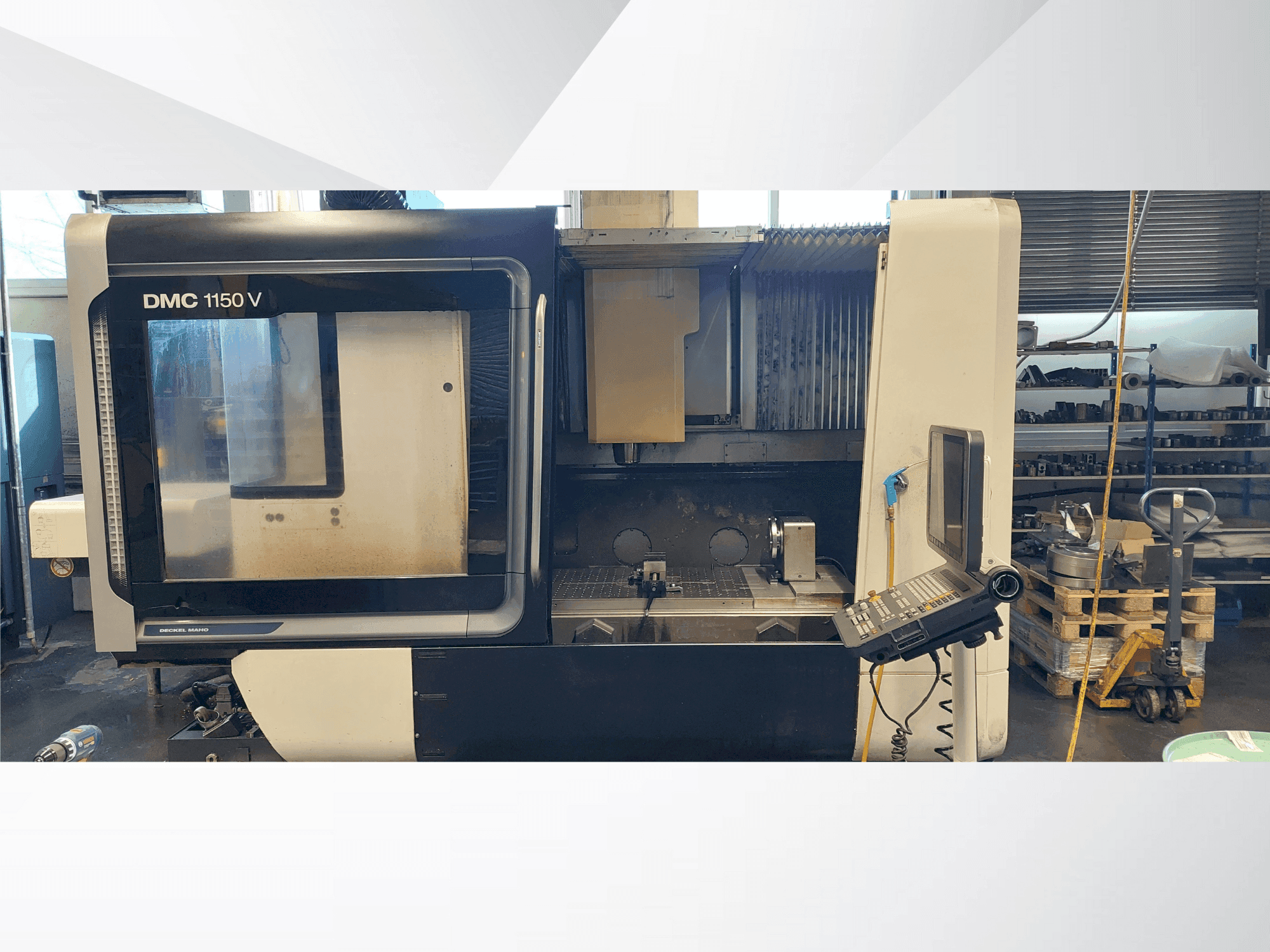 DMG MORI DMC 1150-maskinen framifrån
