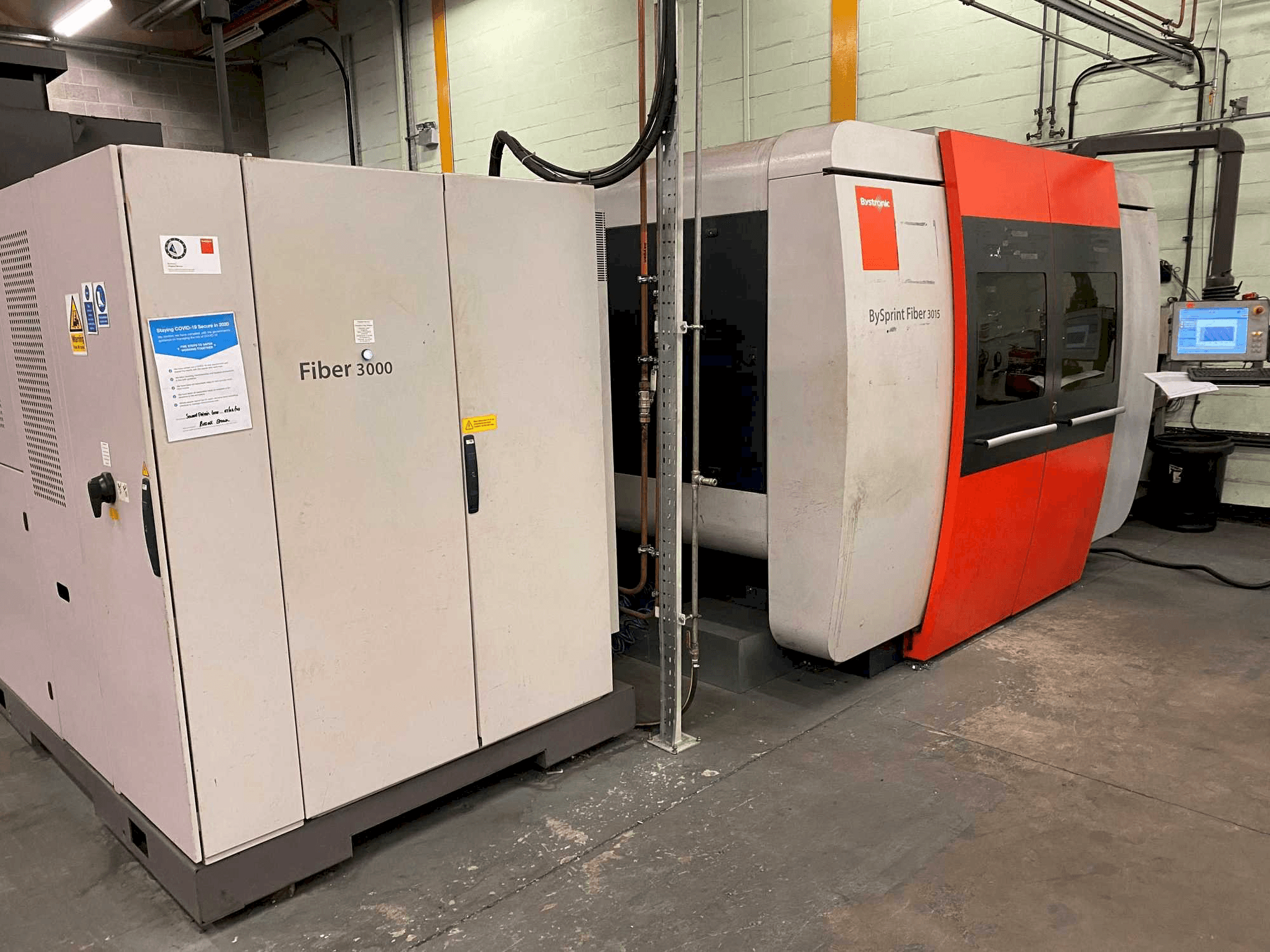 Bystronic BySprint 3015 Fiber-maskinen framifrån