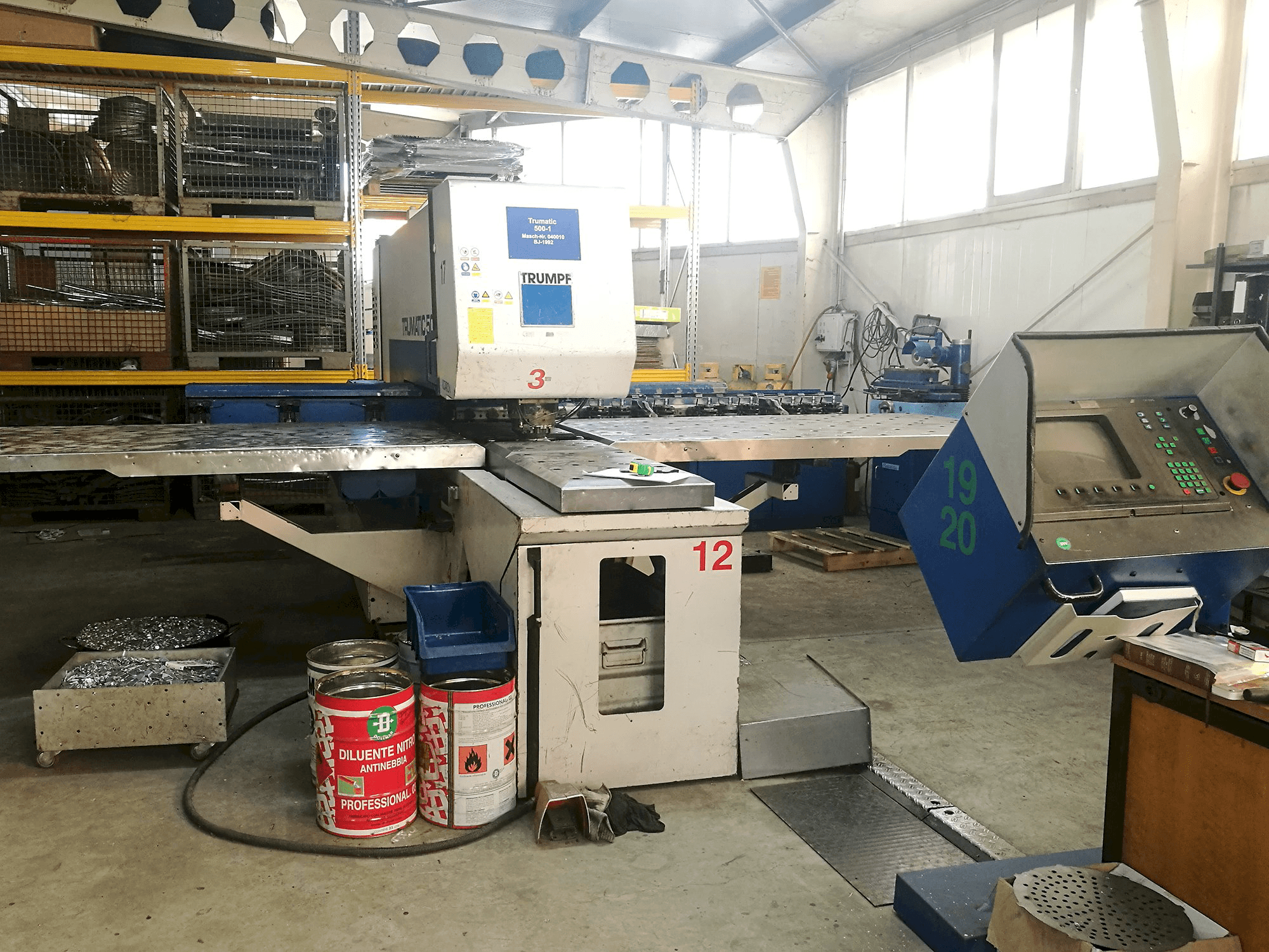Trumpf-maskinen framifrånTrumatic 500