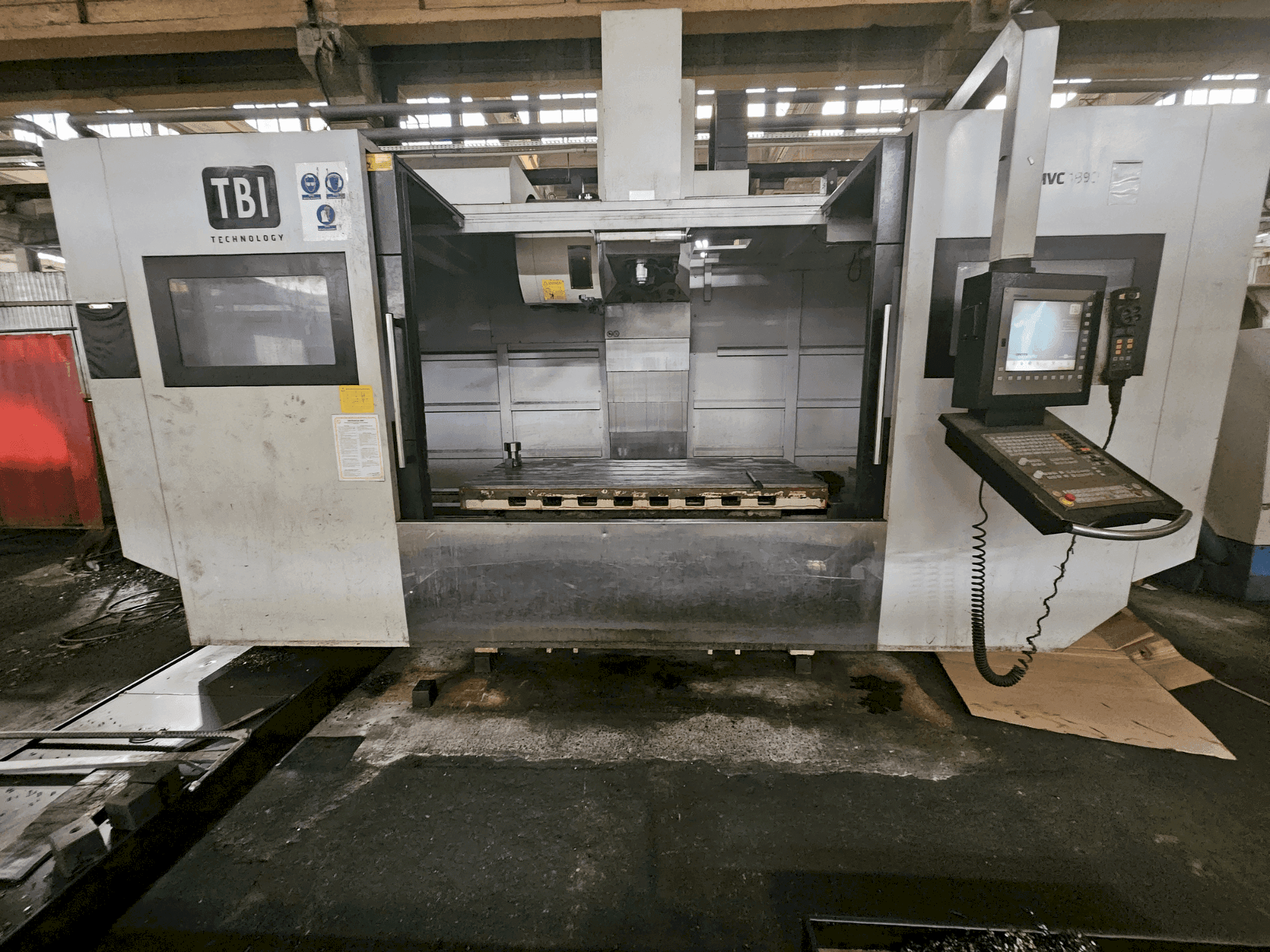 TBI MVC 1890-maskinen framifrån