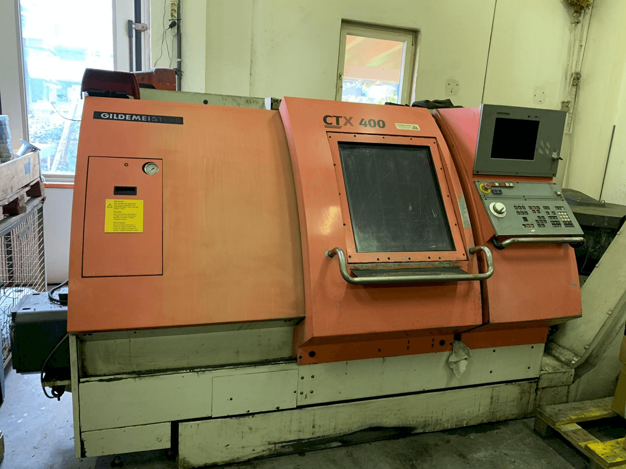 Gildemeister CTX 400-maskinen framifrån