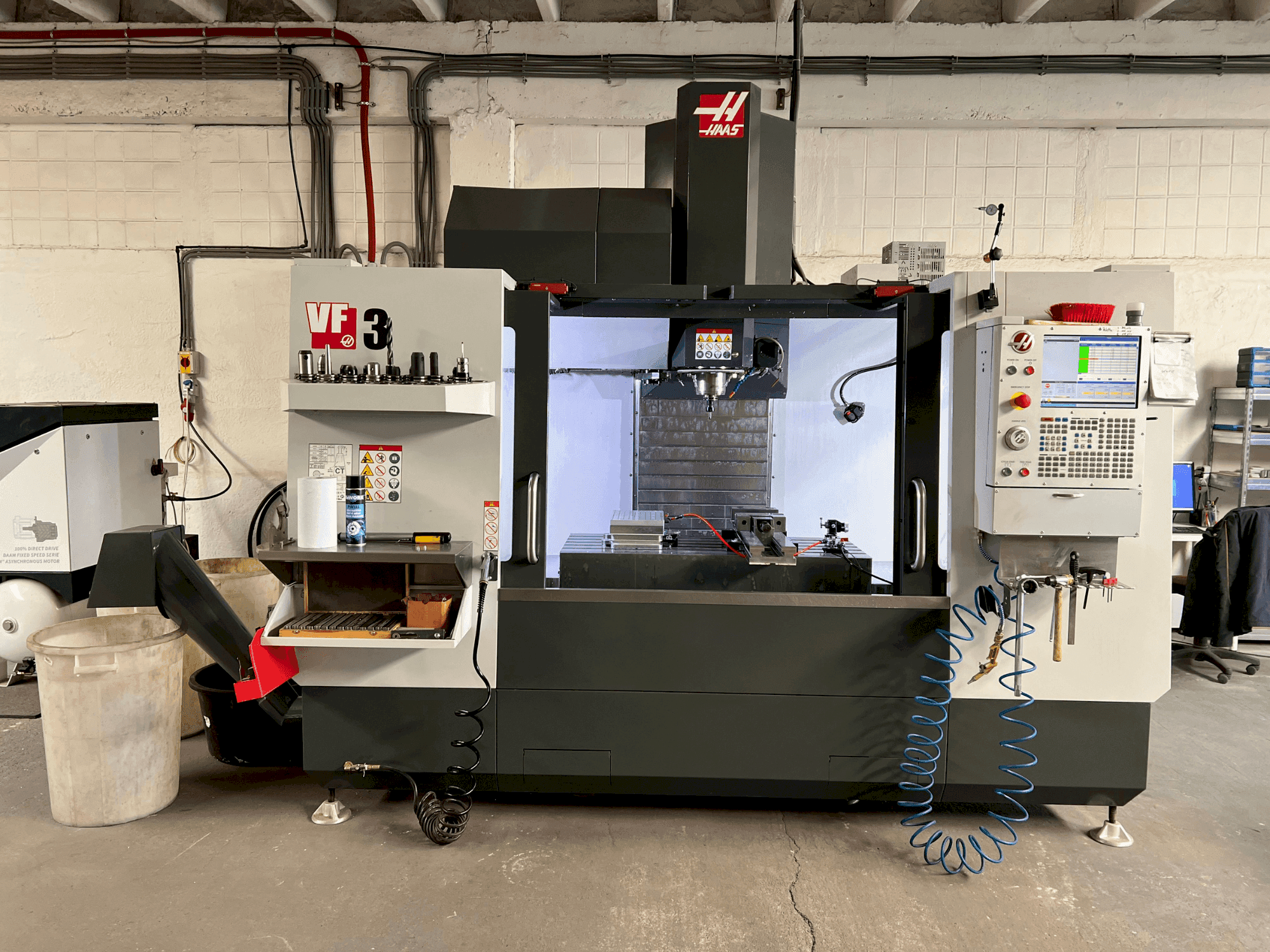 HAAS VF-3-maskinen framifrån