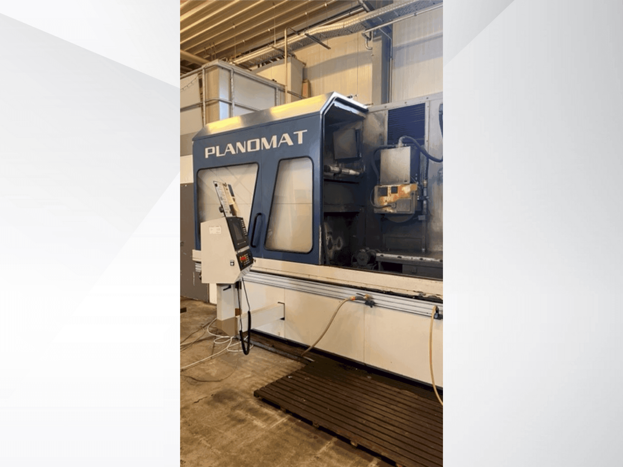 BLOHM Planomat 616-maskinen framifrån