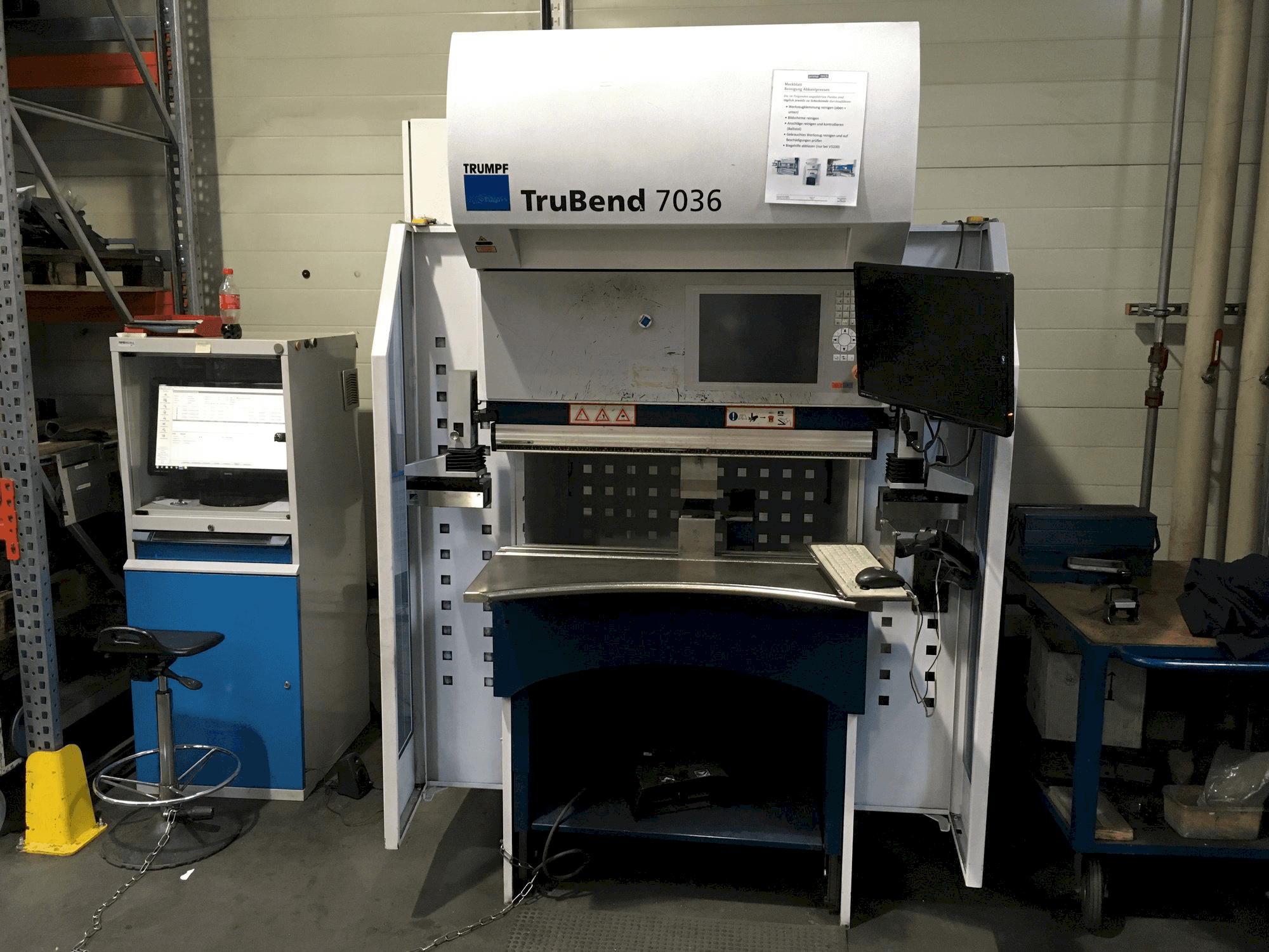 Trumpf TruBend 7036-maskinen framifrån