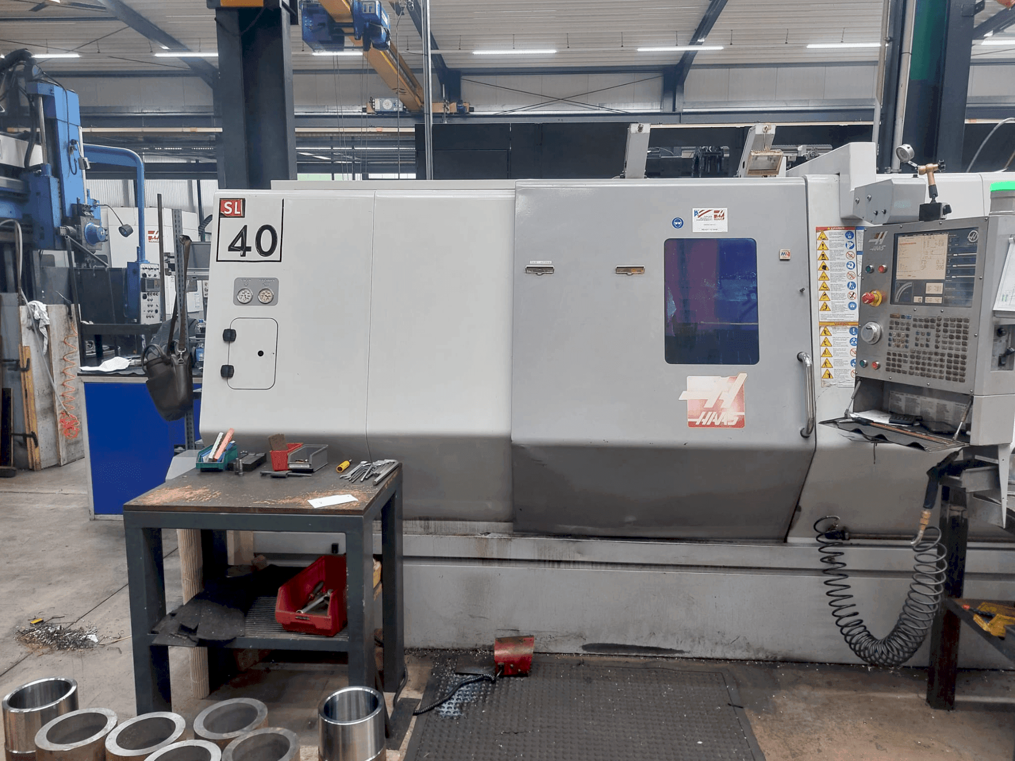 HAAS SL-40-maskinen framifrån
