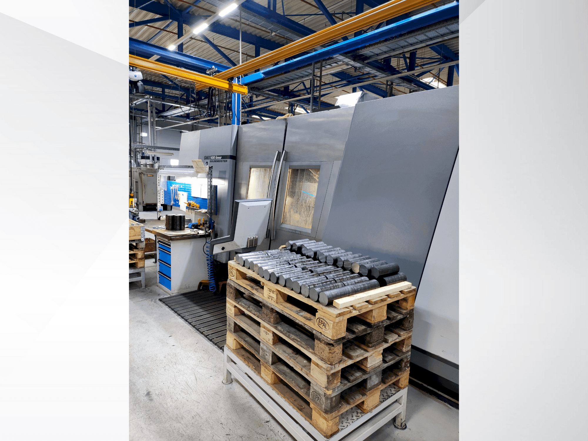 DMG GMX 400L-maskinen framifrån