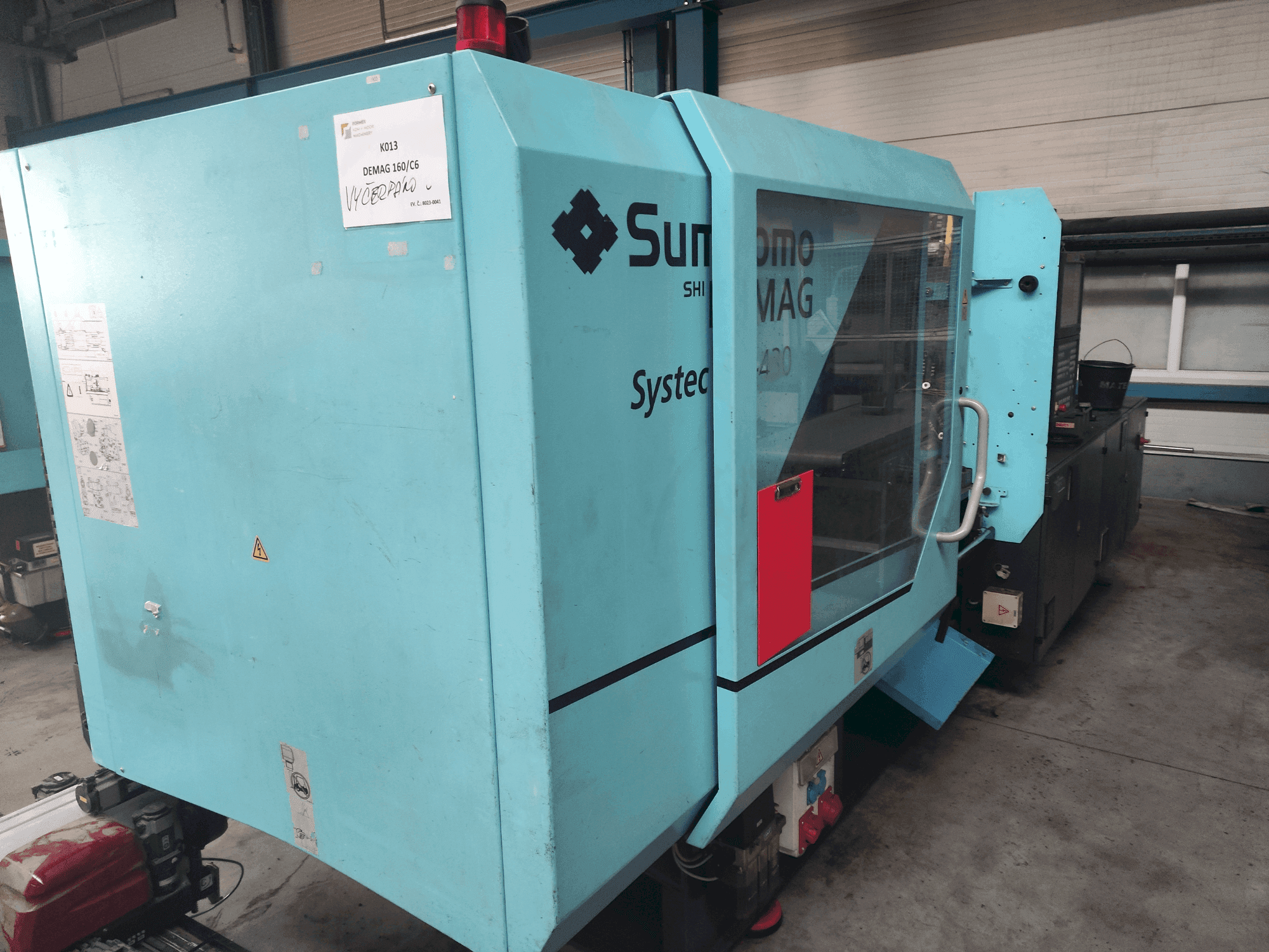 DEMAG Systec 160-520/430-maskinen framifrån