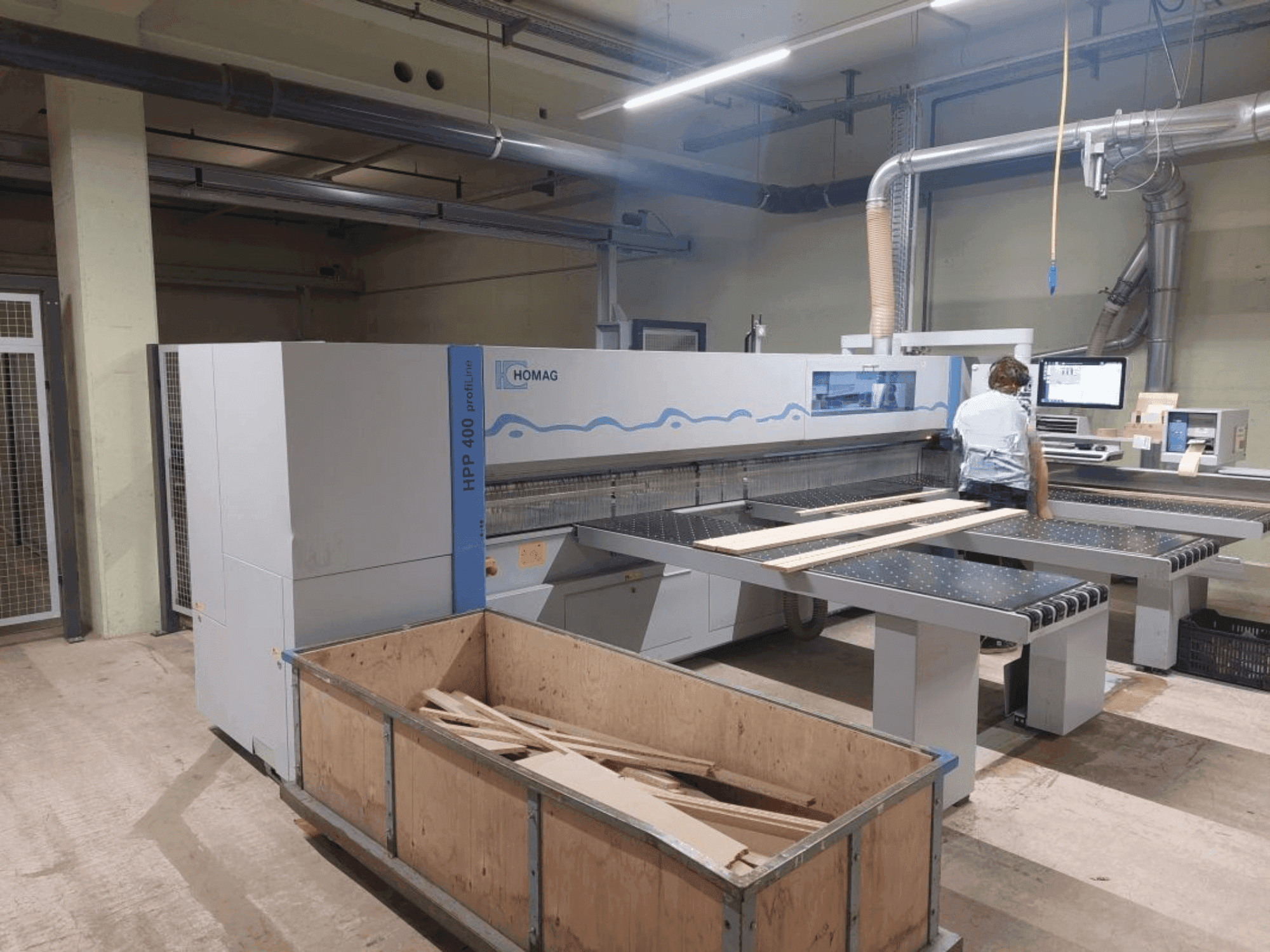 HOMAG HPP 400 profiLine-maskinen framifrån