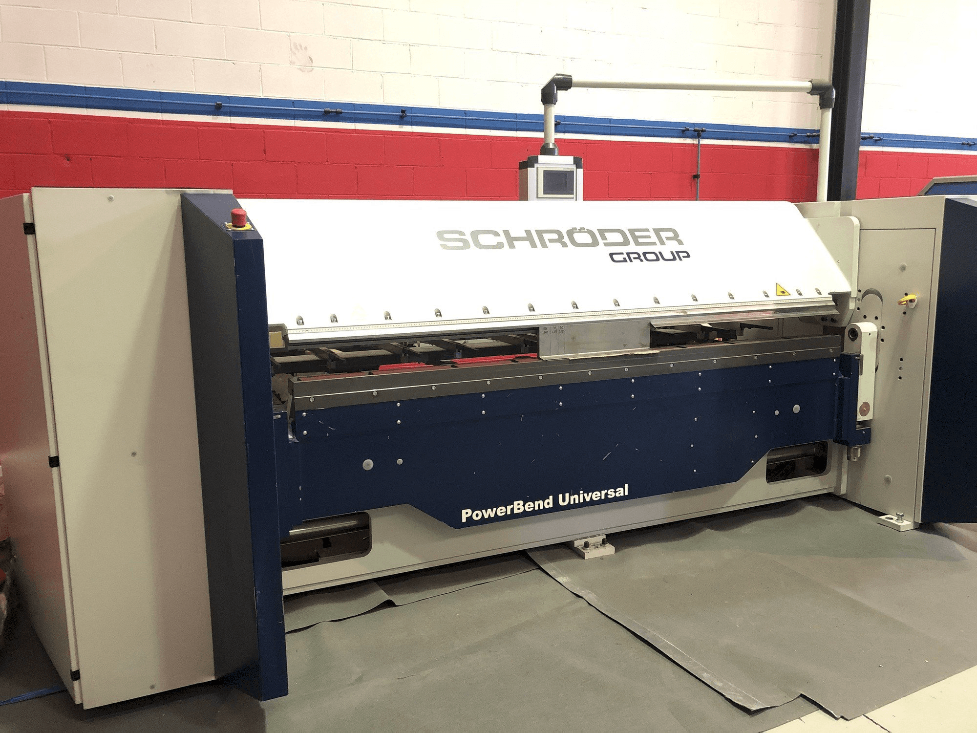 Schröder PBU 2500x4 (2016)-maskinen framifrån