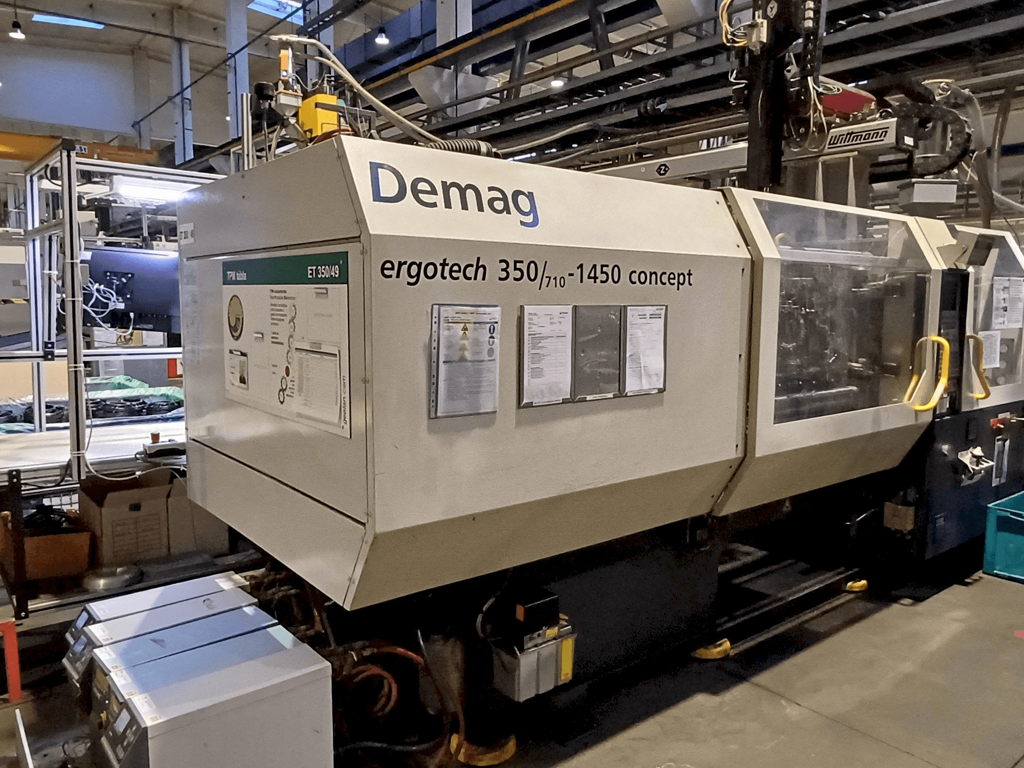 SUMITOMO SHI DEMAG Ergotech 350 Concept-maskinen framifrån