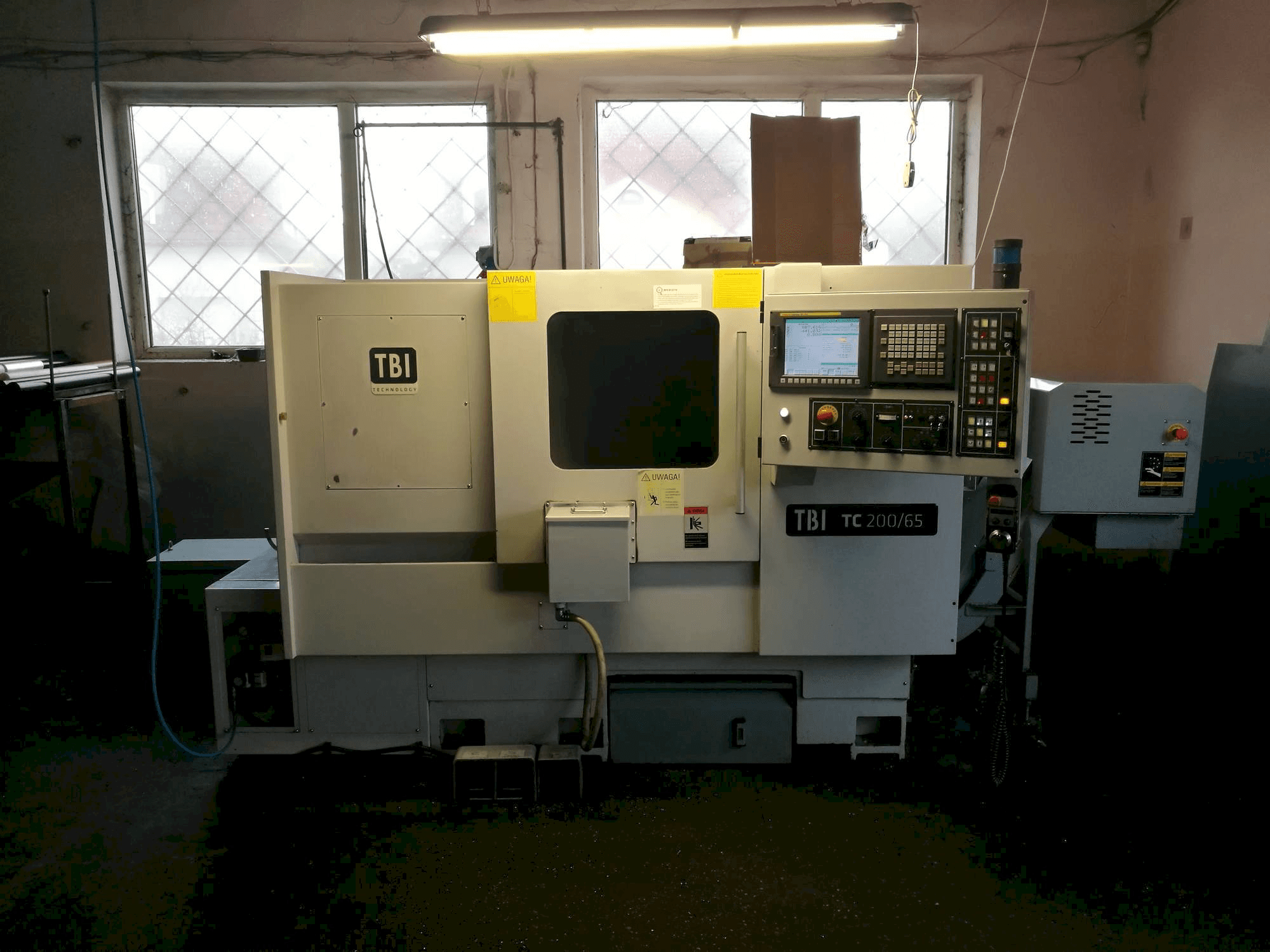 TBI TC 200-65MC-maskinen framifrån