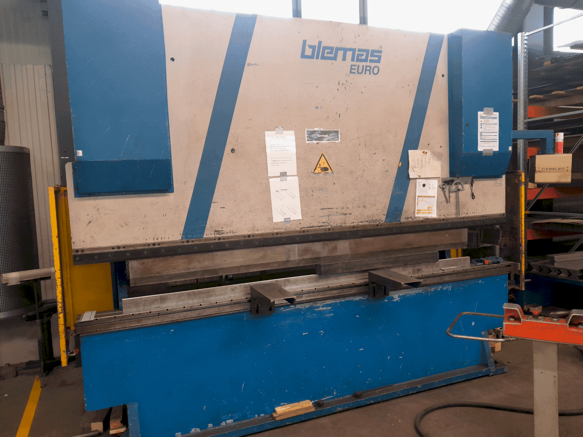 BLEMAS EURO 160-maskinen framifrån