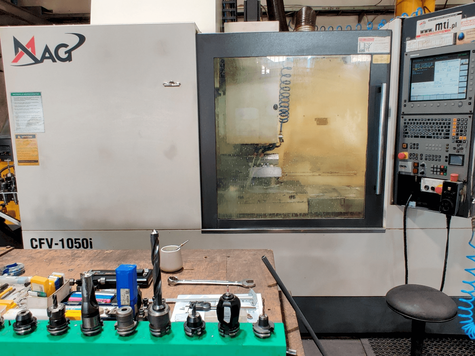 MAG CFV 1050-maskinen framifrån