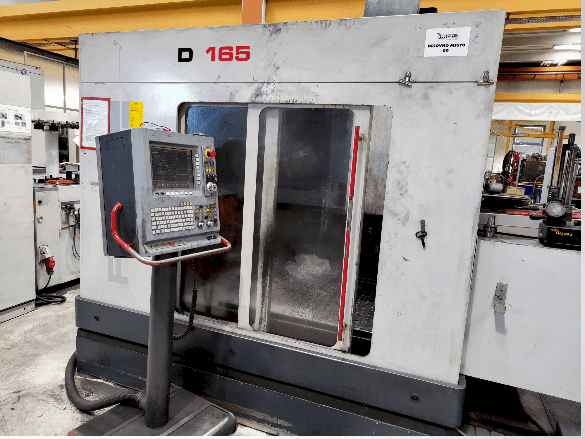 Fidia D165 3A-maskinen framifrån