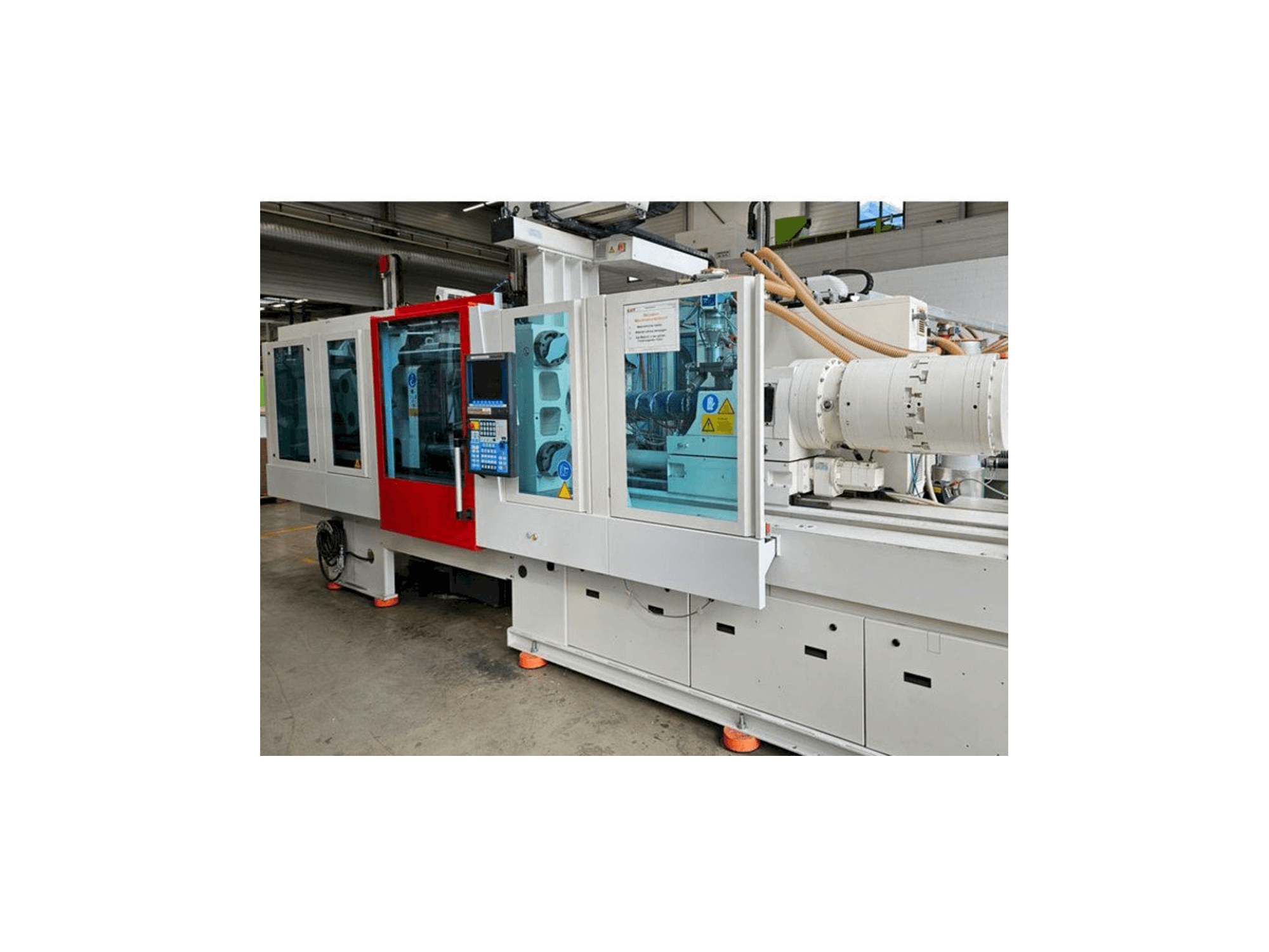 Krauss Maffei EX 160 / 180 mit LRX 100-maskinen framifrån