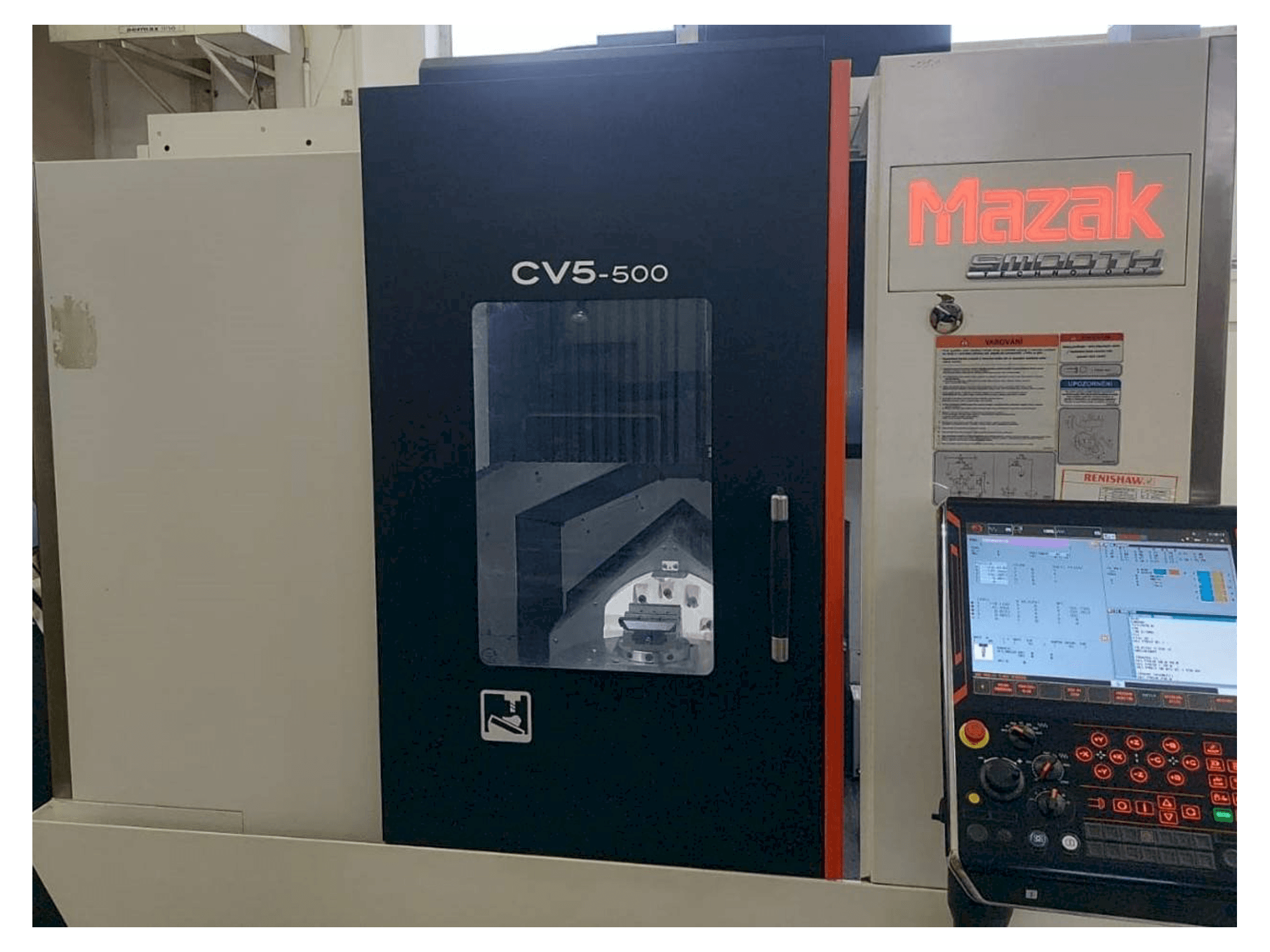 Mazak CV5-500-maskinen framifrån