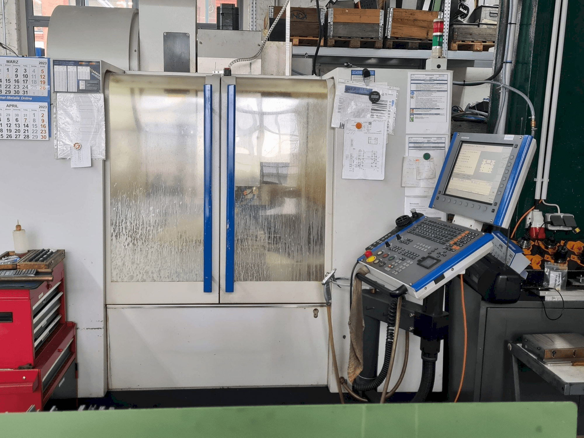 MIKRON VCE600 Pro-maskinen framifrån