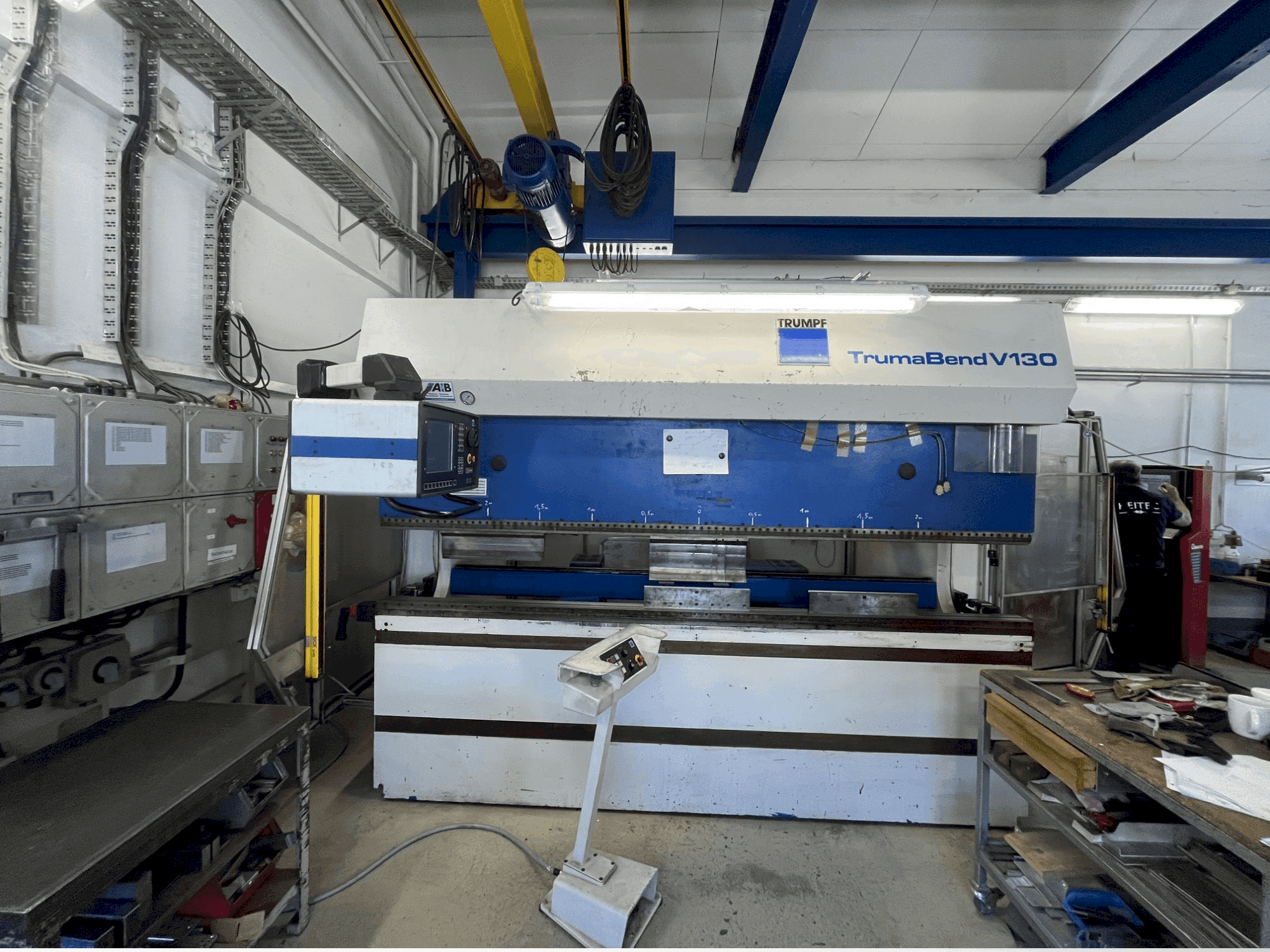 TRUMPF TrumaBend V130-maskinen framifrån