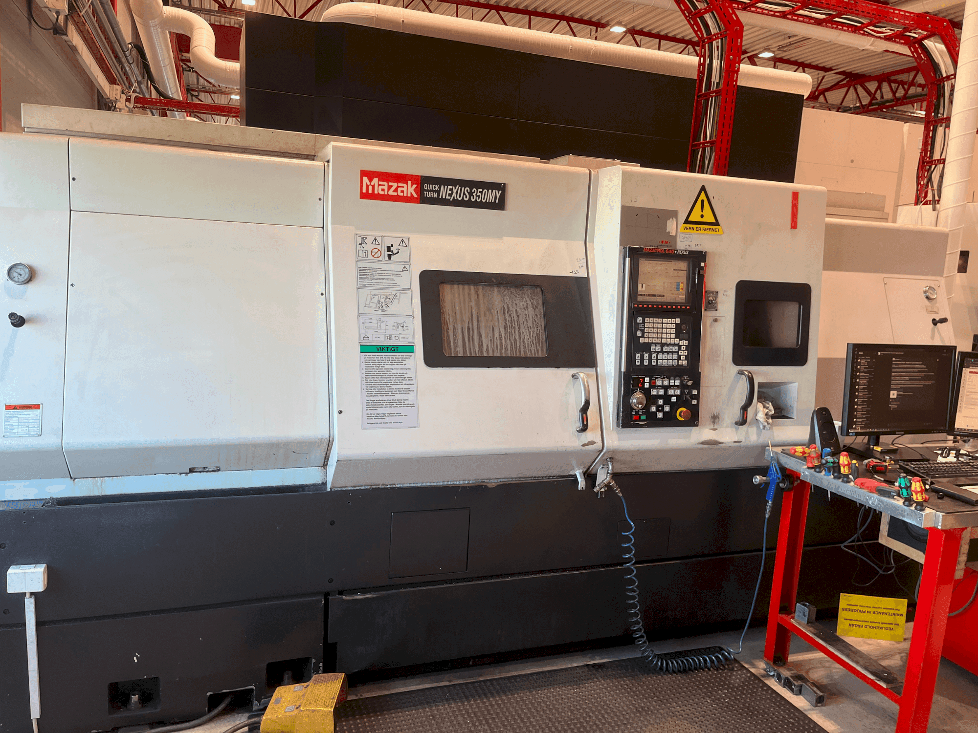 Mazak QT Nexus 350 MY-maskinen framifrån