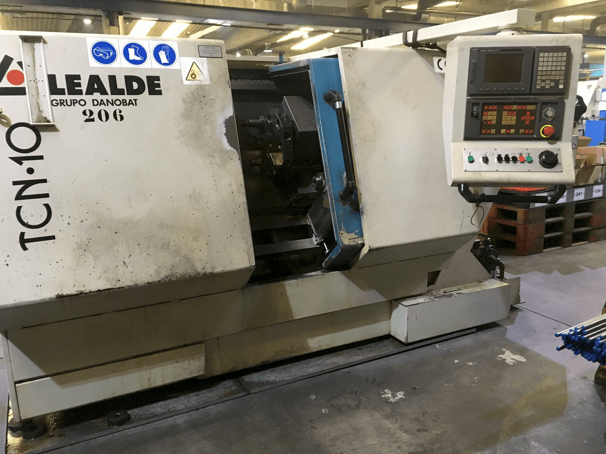 Lealde TCN10-maskinen framifrån