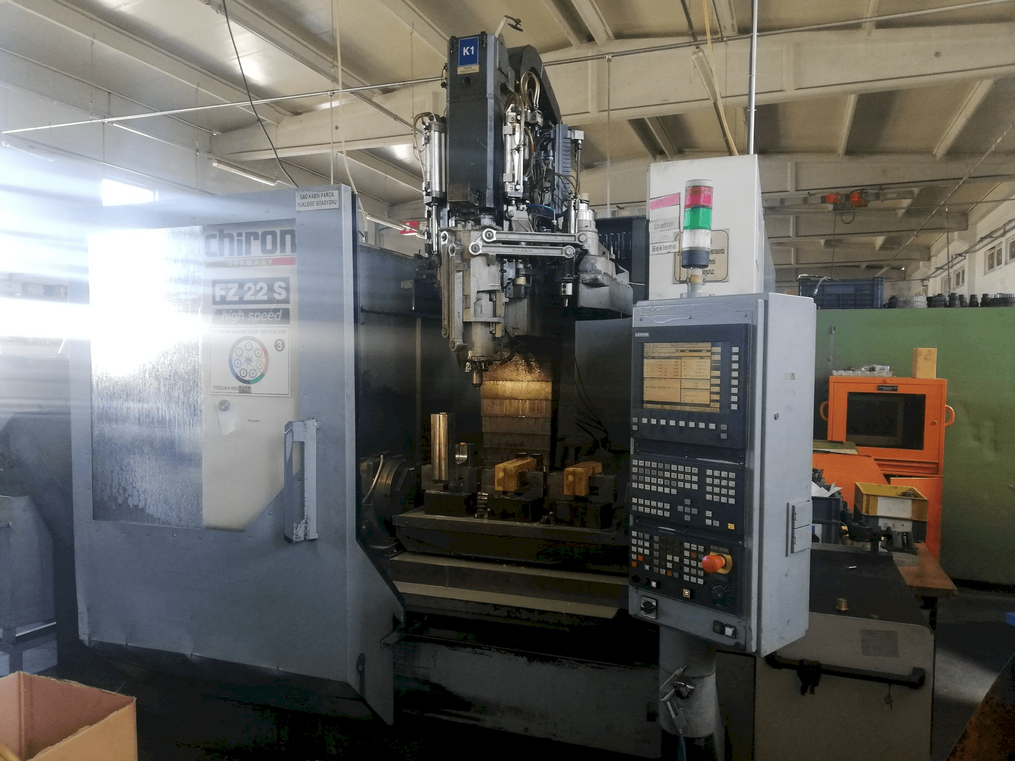 CHIRON FZ 22 S-maskinen framifrån