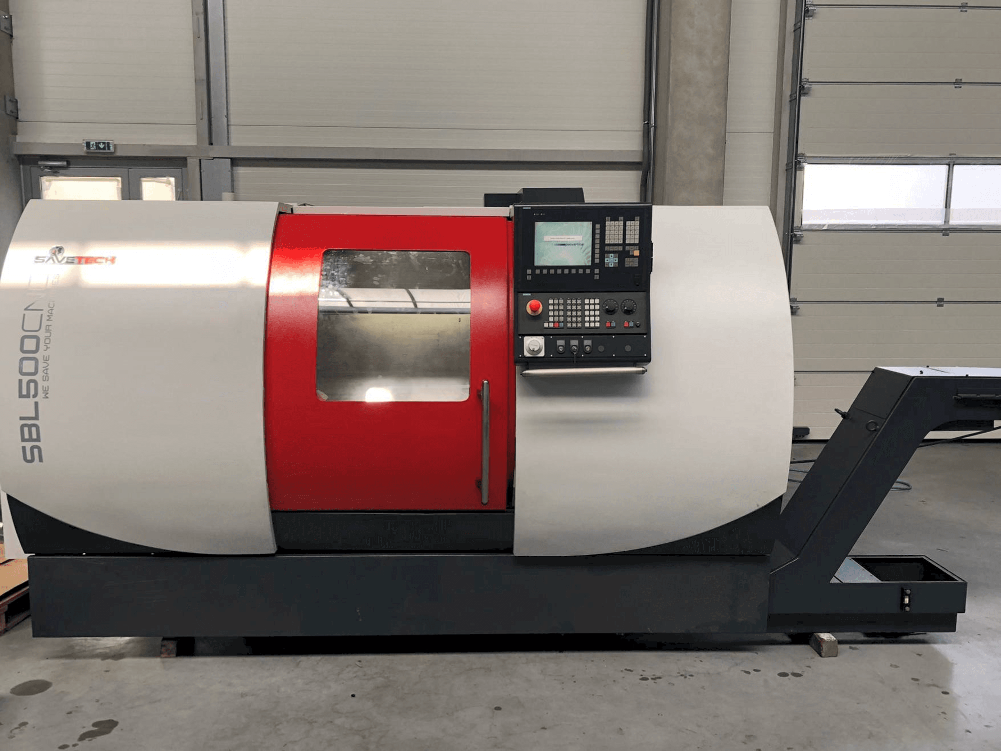 TRENS SBL 500/750-maskinen framifrån