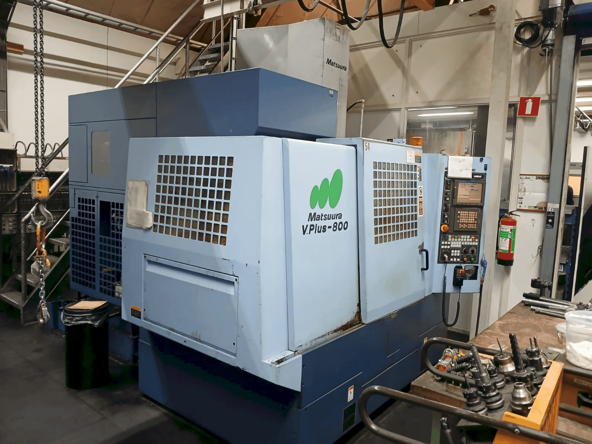 Matsuura V.PLUS-800-maskinen framifrån