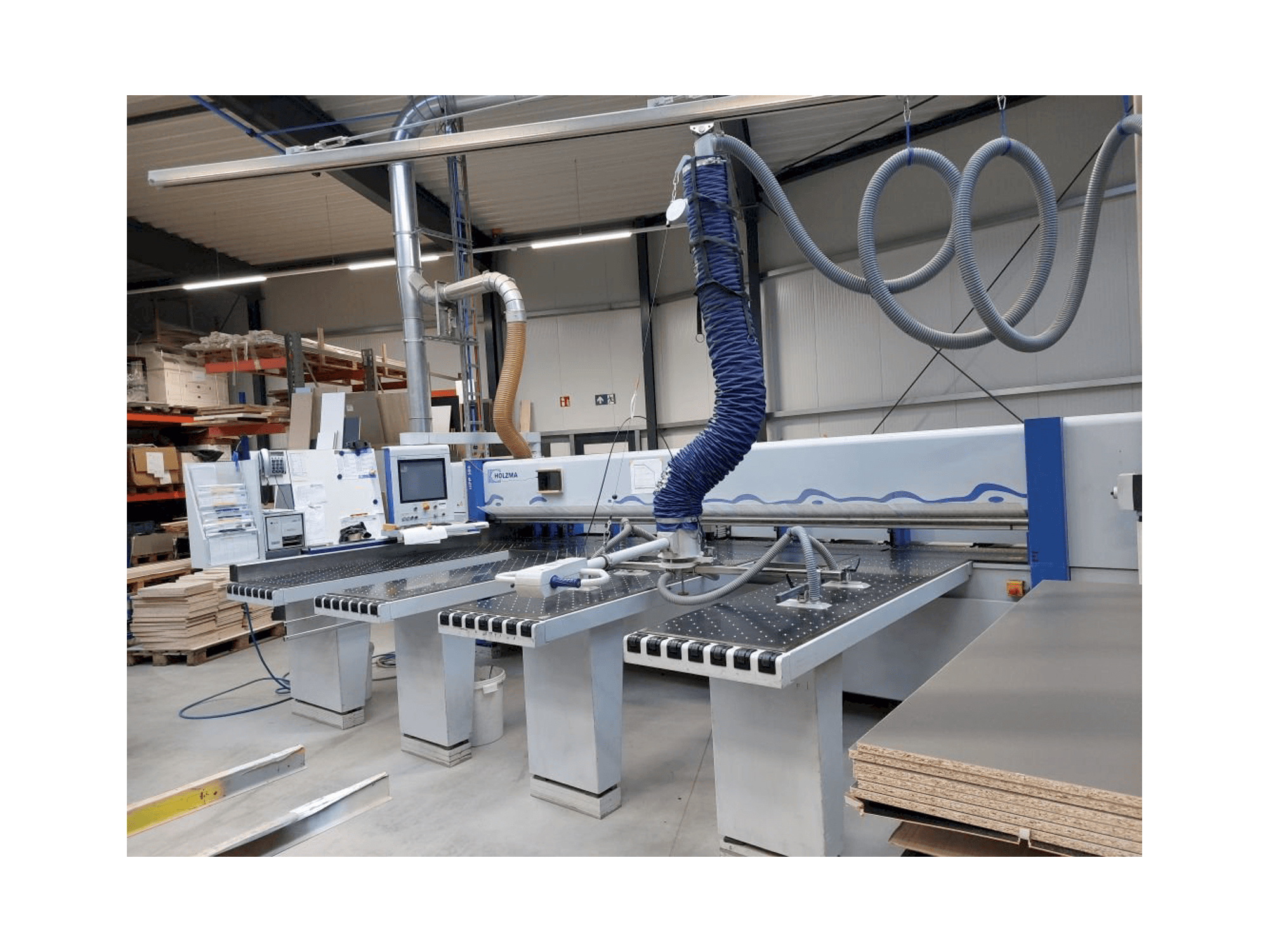 HOLZMA HPP 380-maskinen framifrån