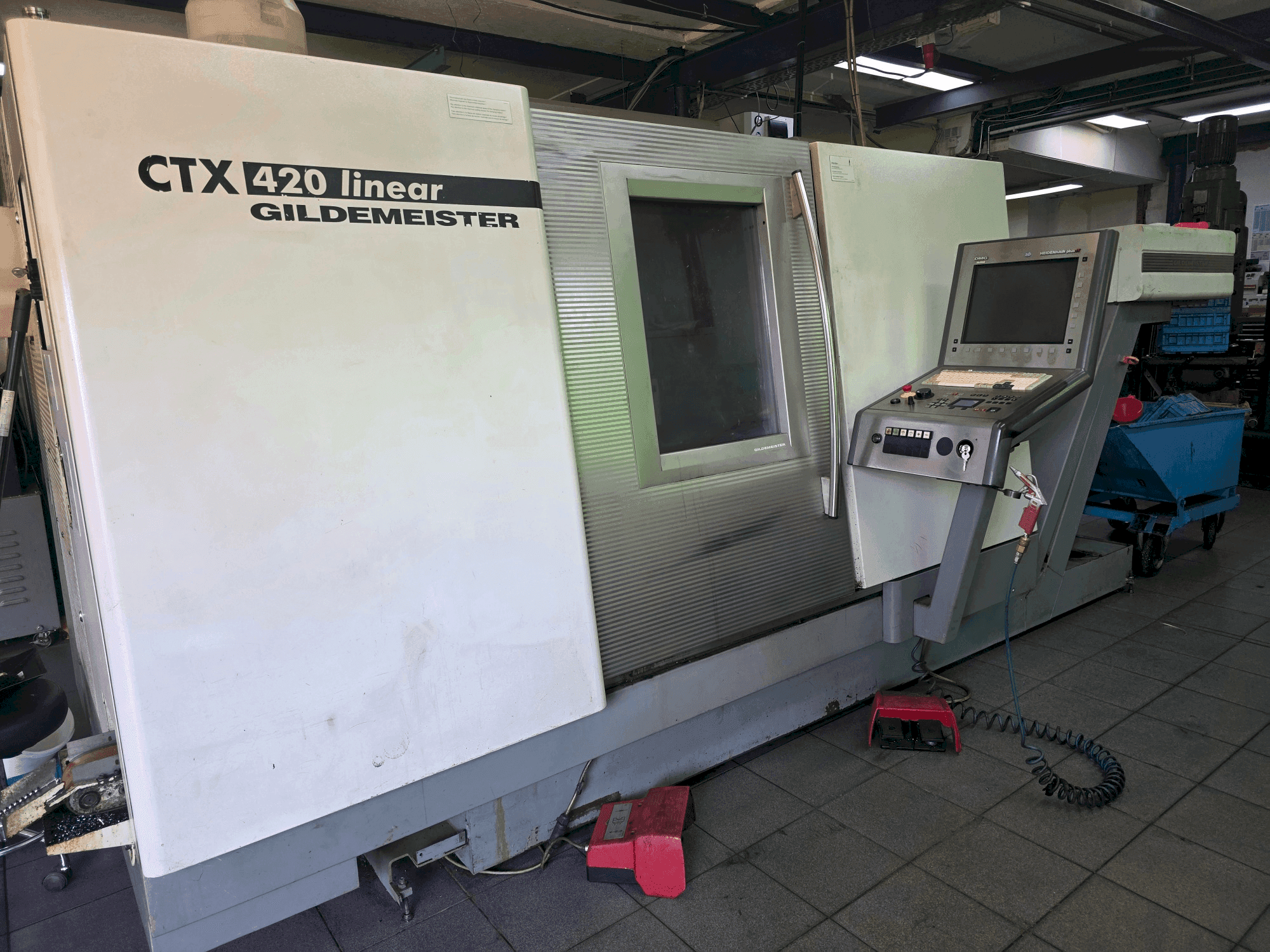 Gildemeister CTX 420 linear-maskinen framifrån