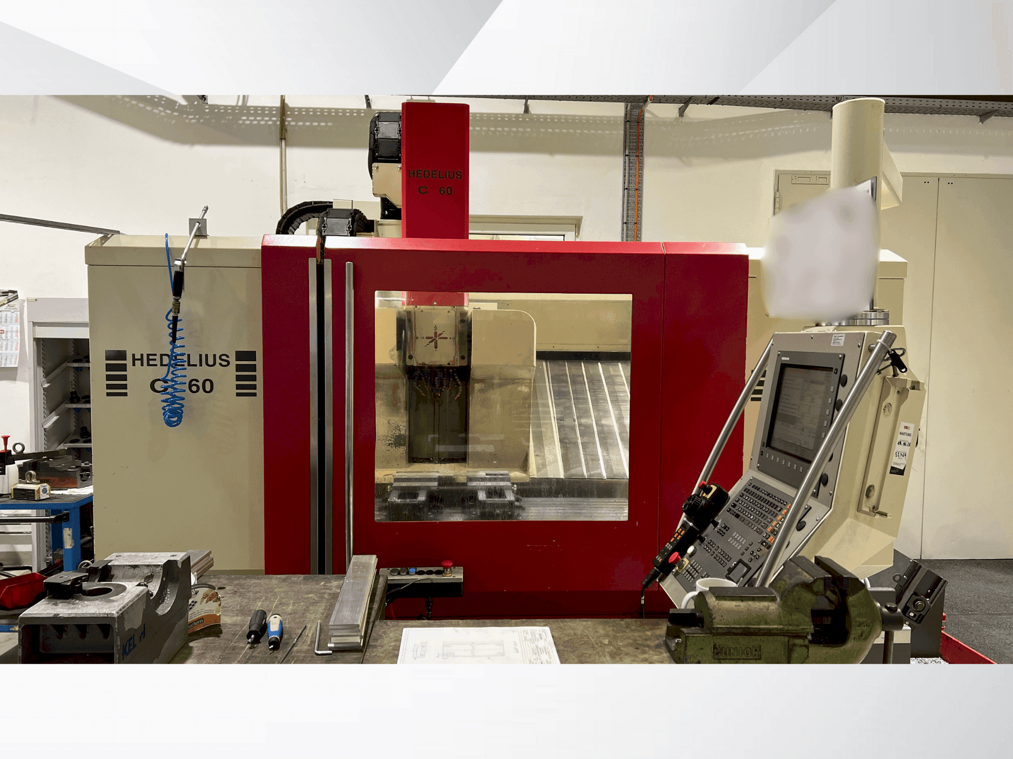 HEDELIUS C60S-1200-maskinen framifrån