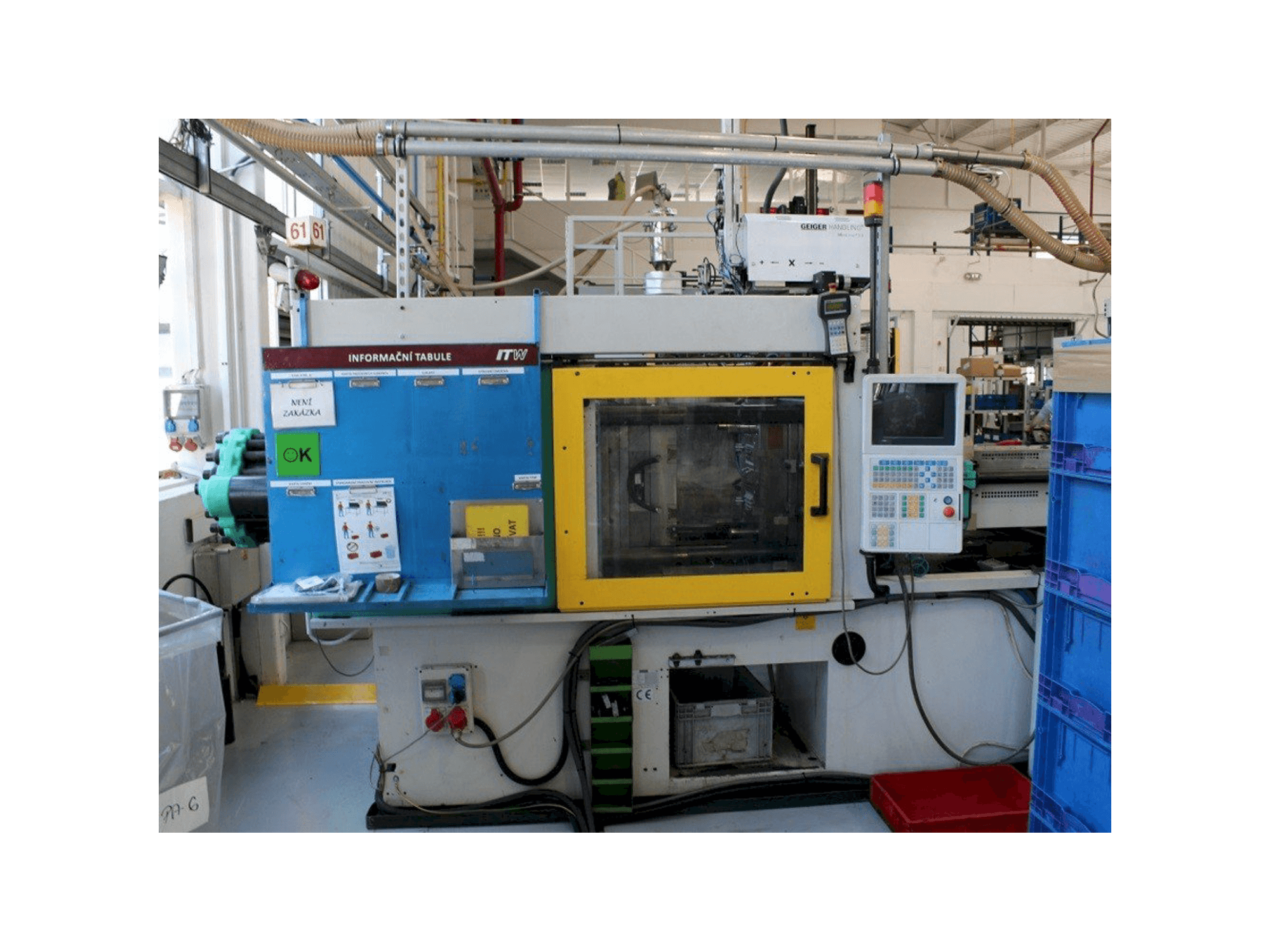 Arburg 470 C 1500-800-maskinen framifrån