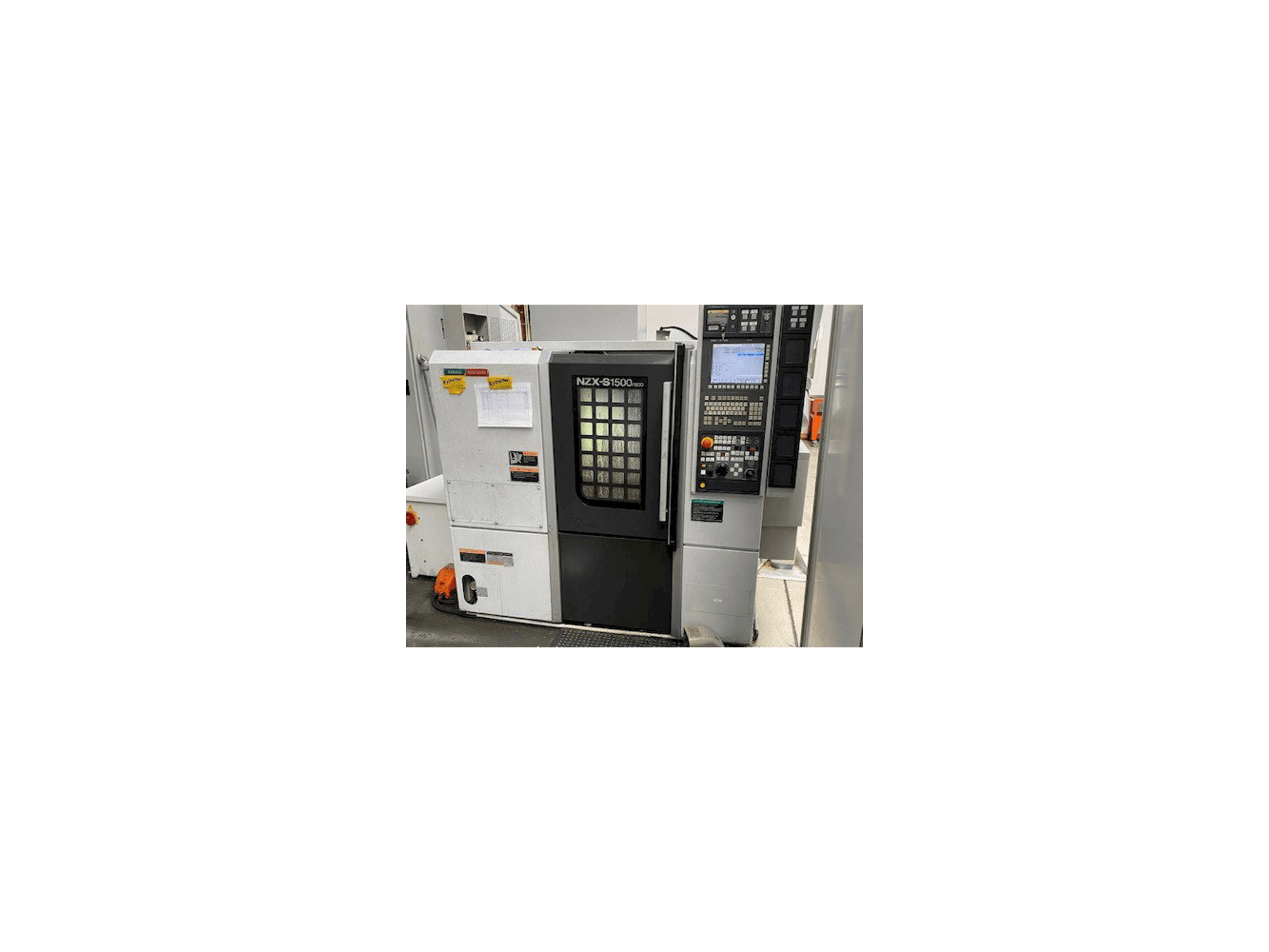 DMG Mori Seiki NZX-S1500/500-maskinen framifrån